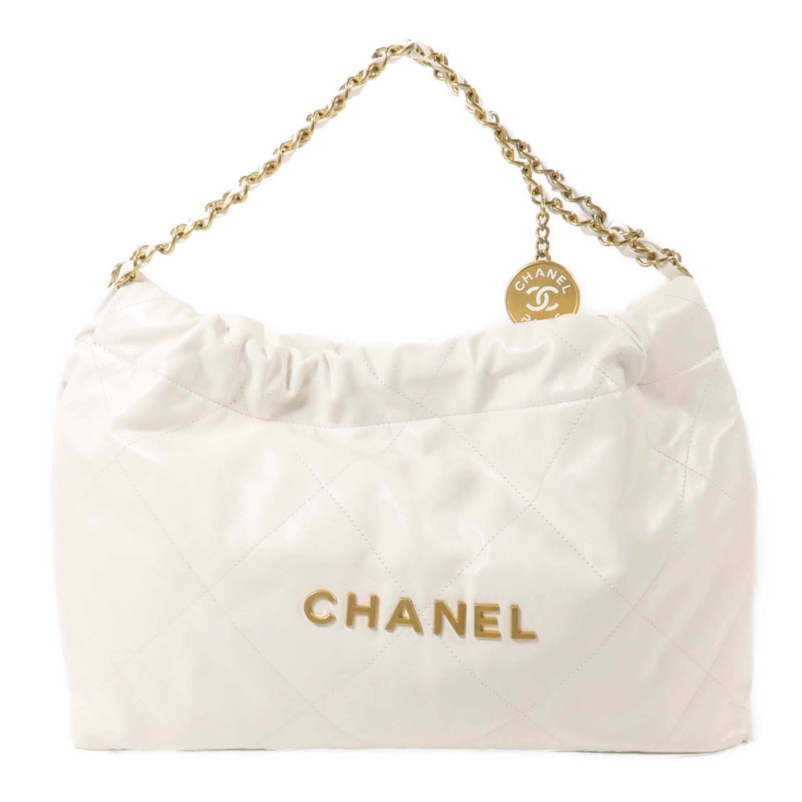 CHANEL 牛皮皮革Chanel 22 Bag鏈帶肩背袋