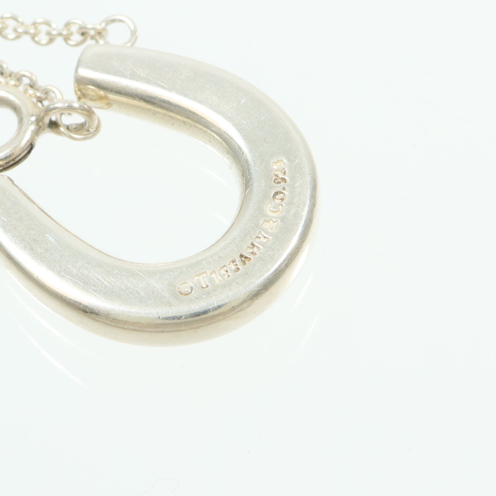 TIFFANY＆CO 925純銀1837 Horseshoe Pendant Necklace項鍊