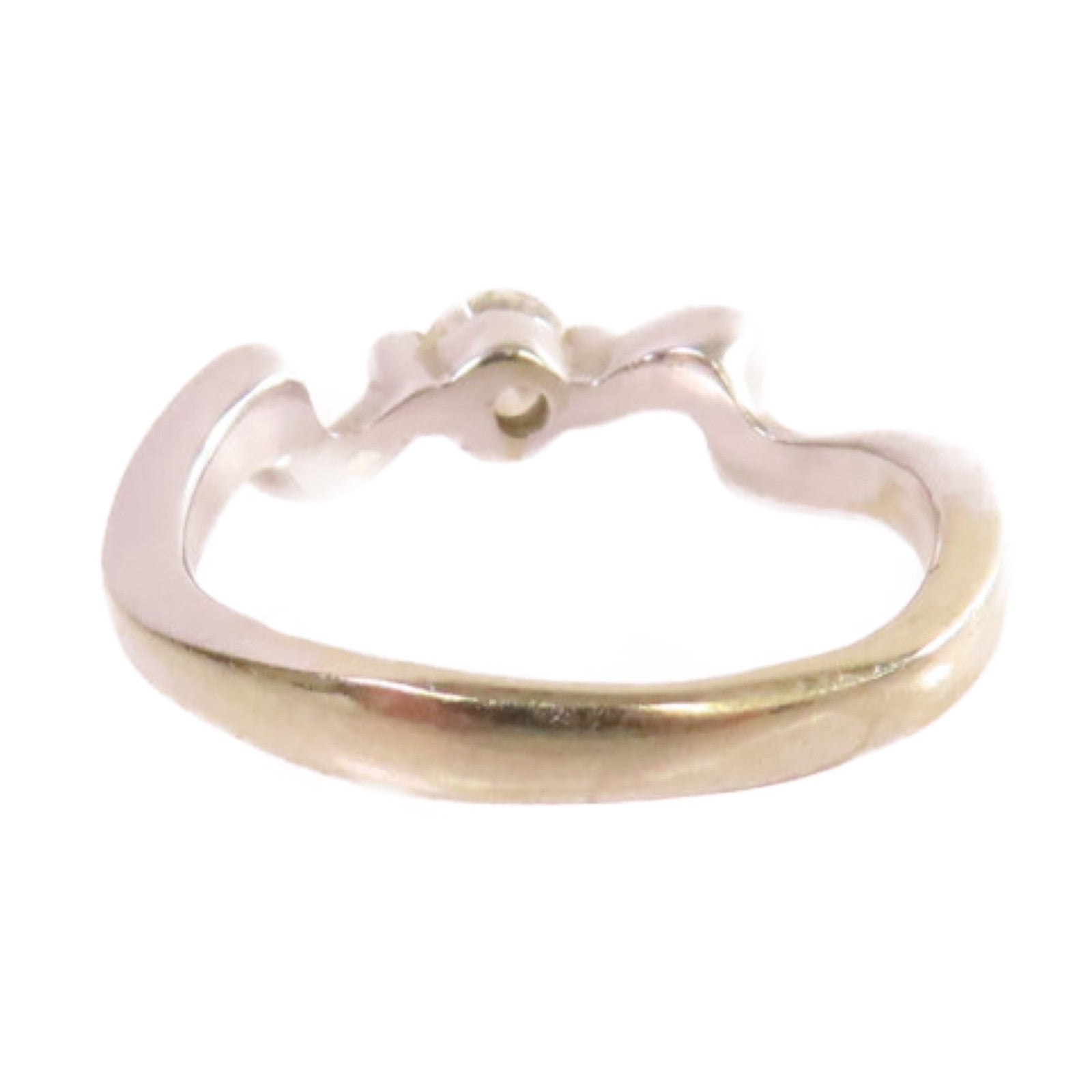 JEWELRY 【激減優惠】18K白金/鑽石Diamond Ring戒指US#4.25