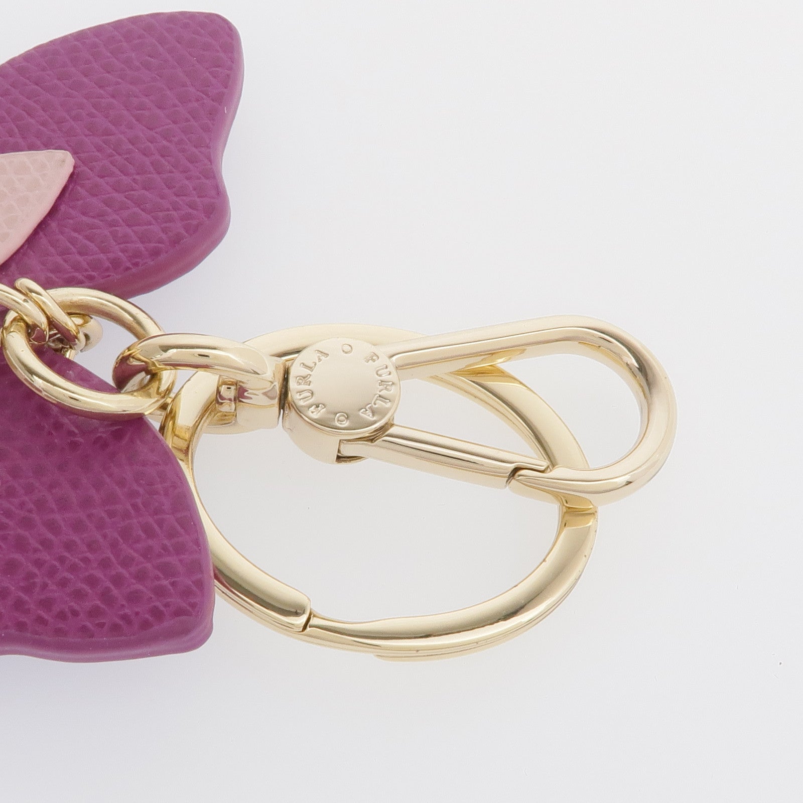 Furla 皮革Key Ring金扣鑰匙圈