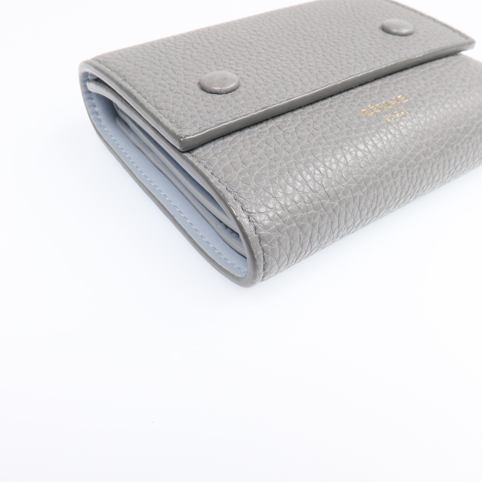 CELINE 【激減優惠】牛皮皮革Wallet金扣錢包