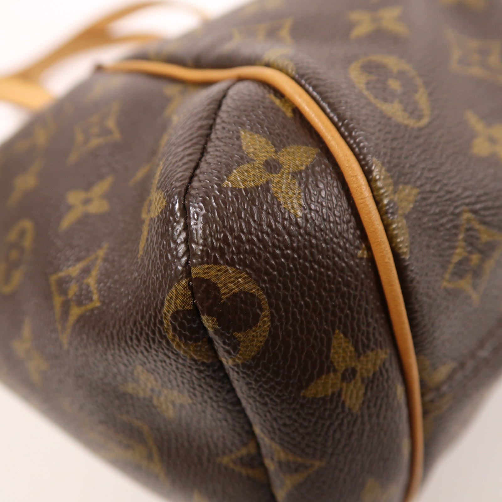 LOUIS VUITTON Monogram Totally PM金扣肩背袋/手挽袋棕色