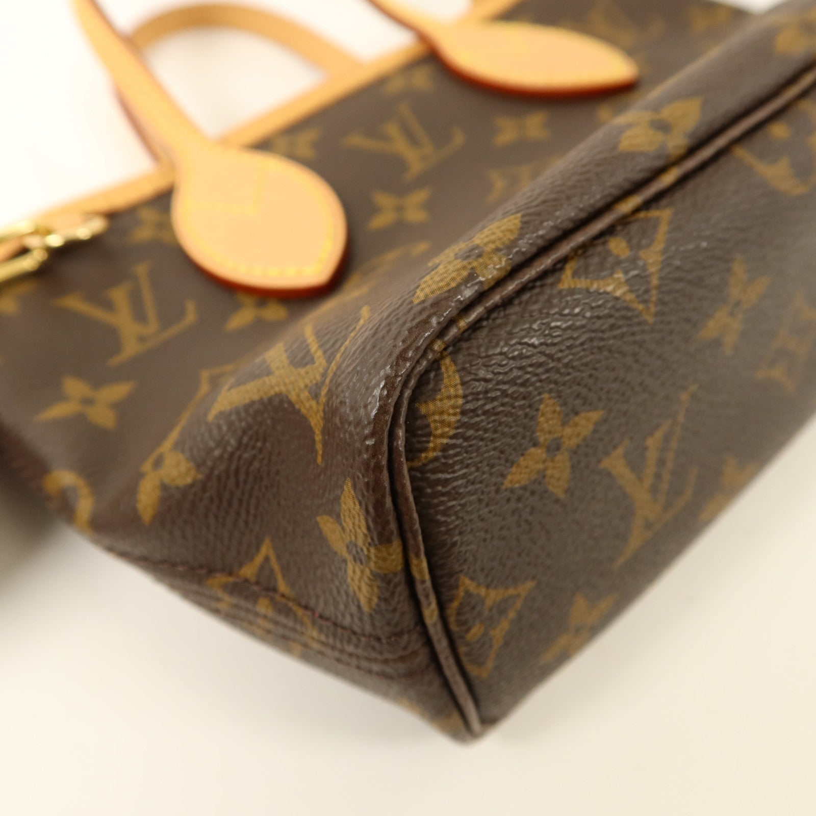 LOUIS VUITTON Monogram Neverfull BB金扣手挽肩背兩用袋