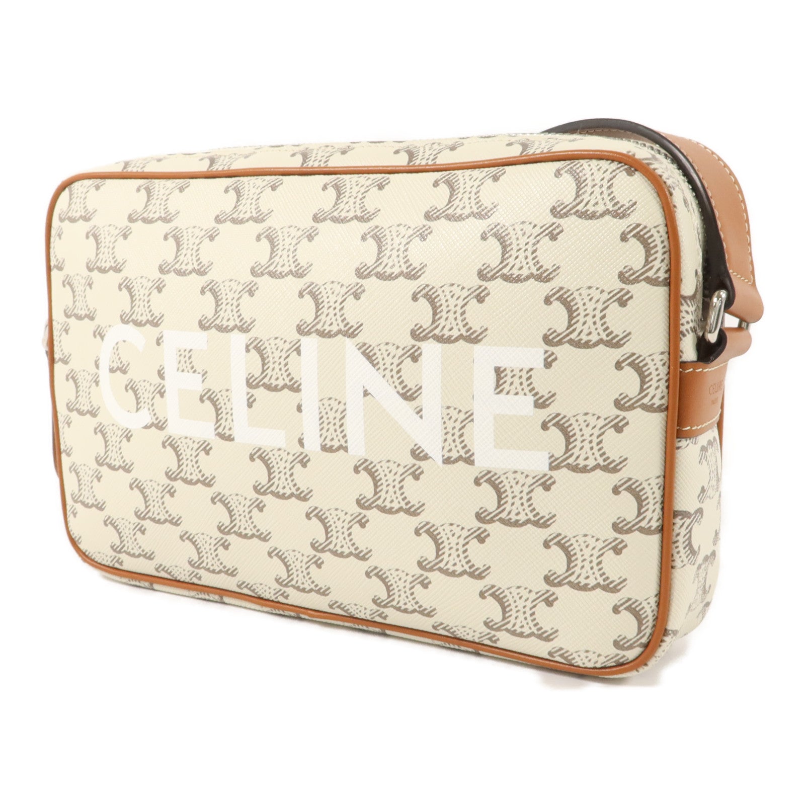 CELINE 塗層帆布Messenger Bag肩背袋