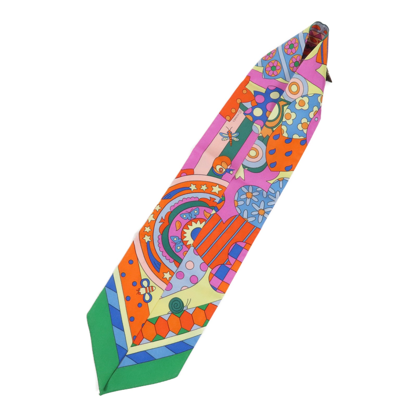 HERMES 絲質Twilly絲巾