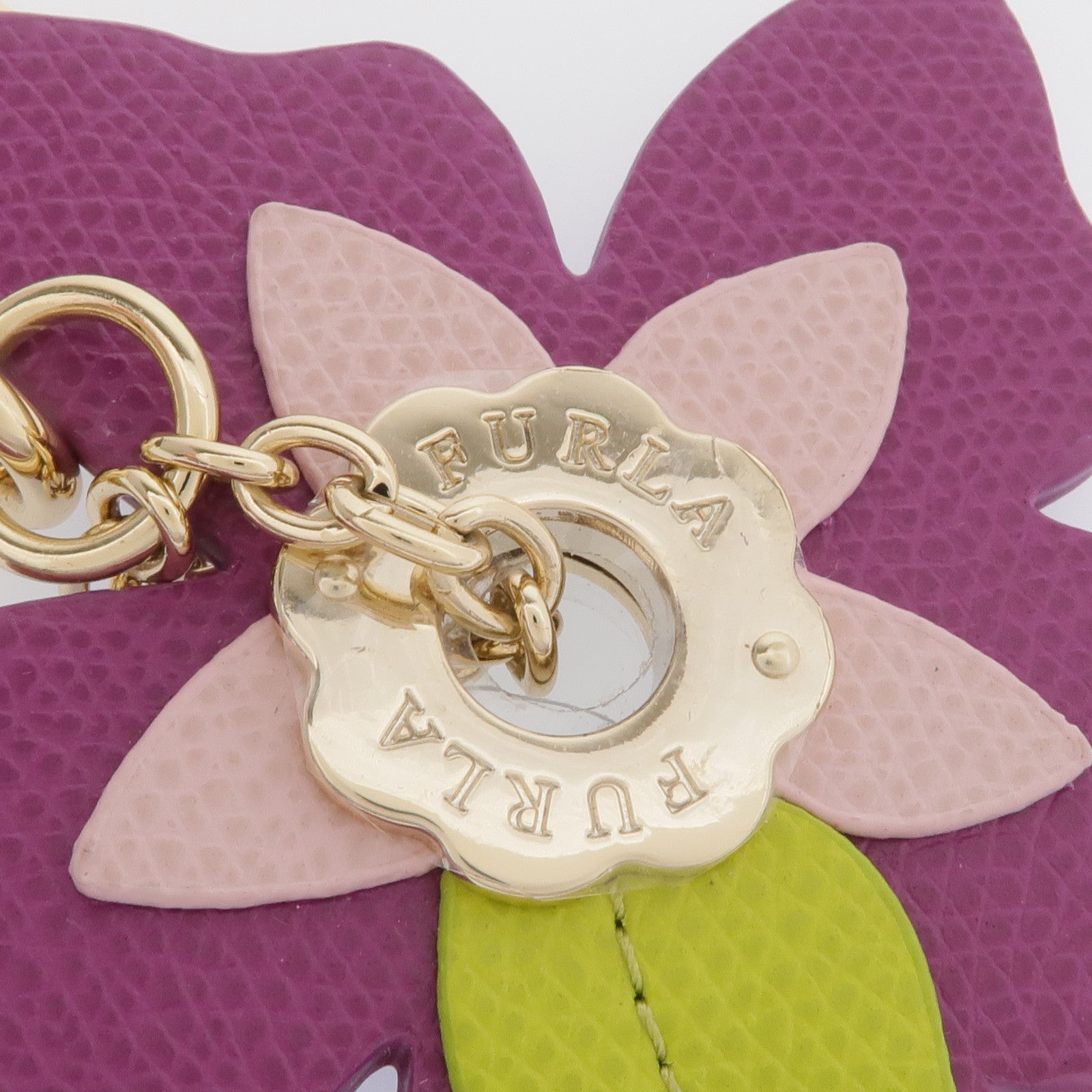 Furla 皮革Key Ring金扣鑰匙圈