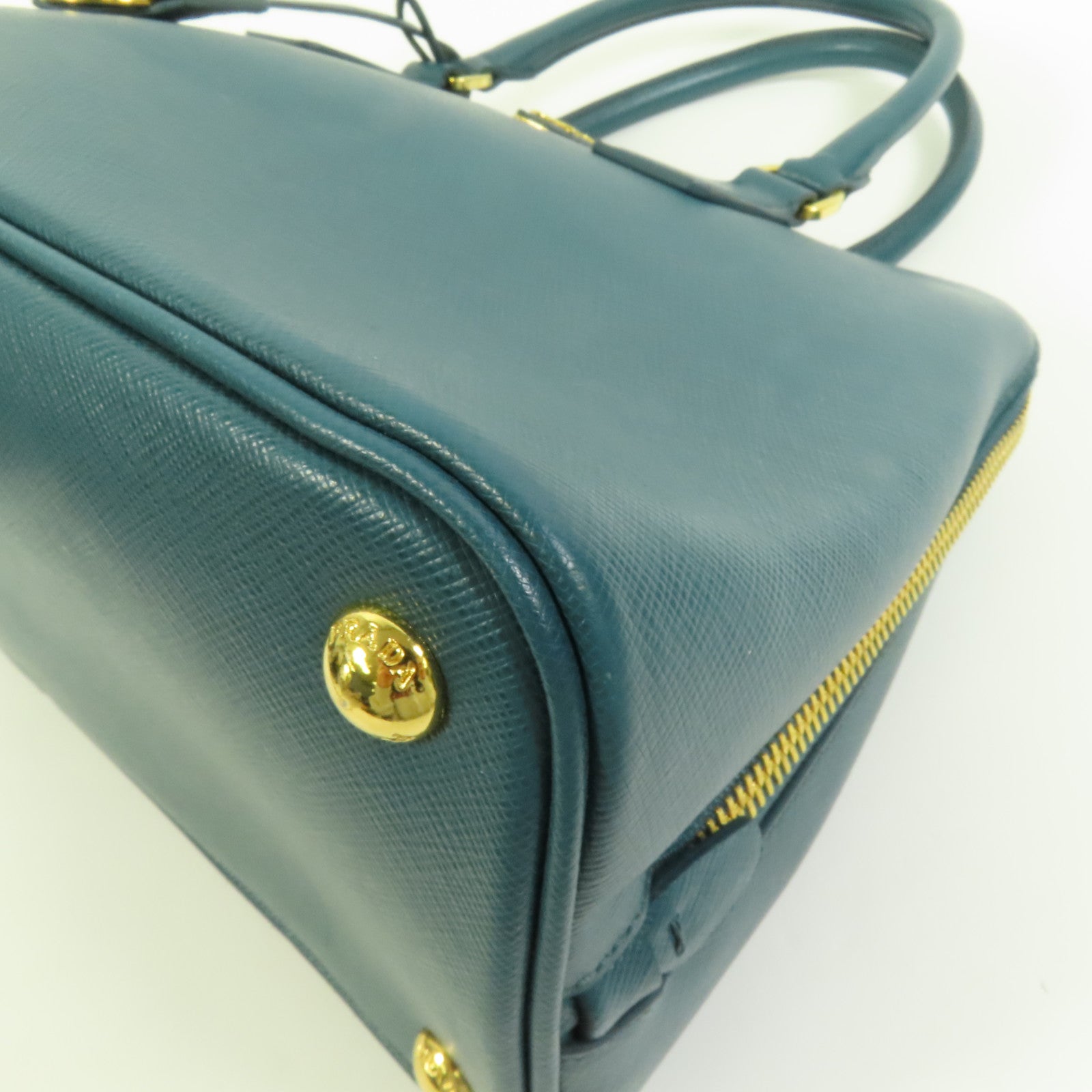 PRADA Saffiano皮革Promenade Medium金扣手挽肩背兩用袋