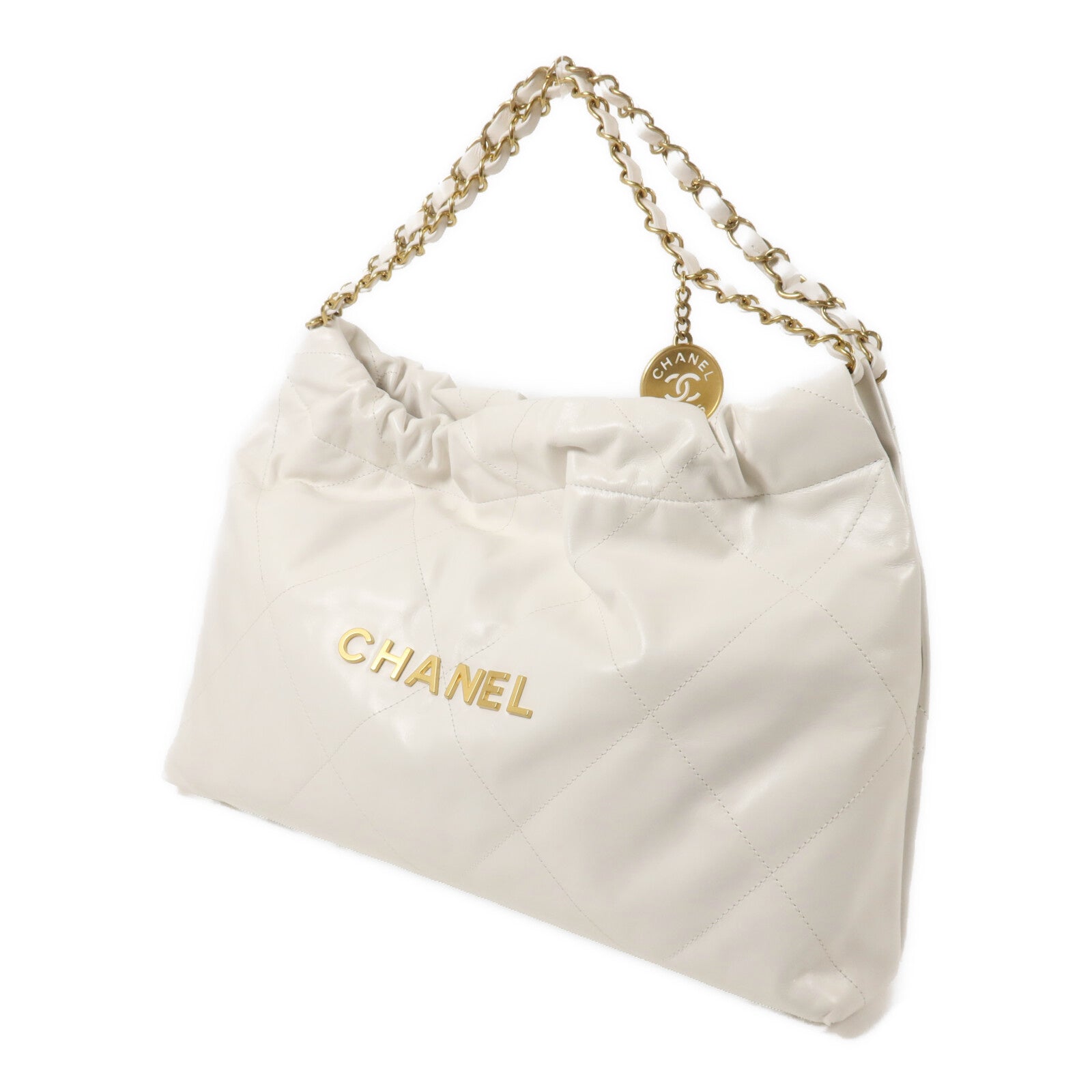 CHANEL 牛皮皮革Chanel 22 Bag鏈帶肩背袋