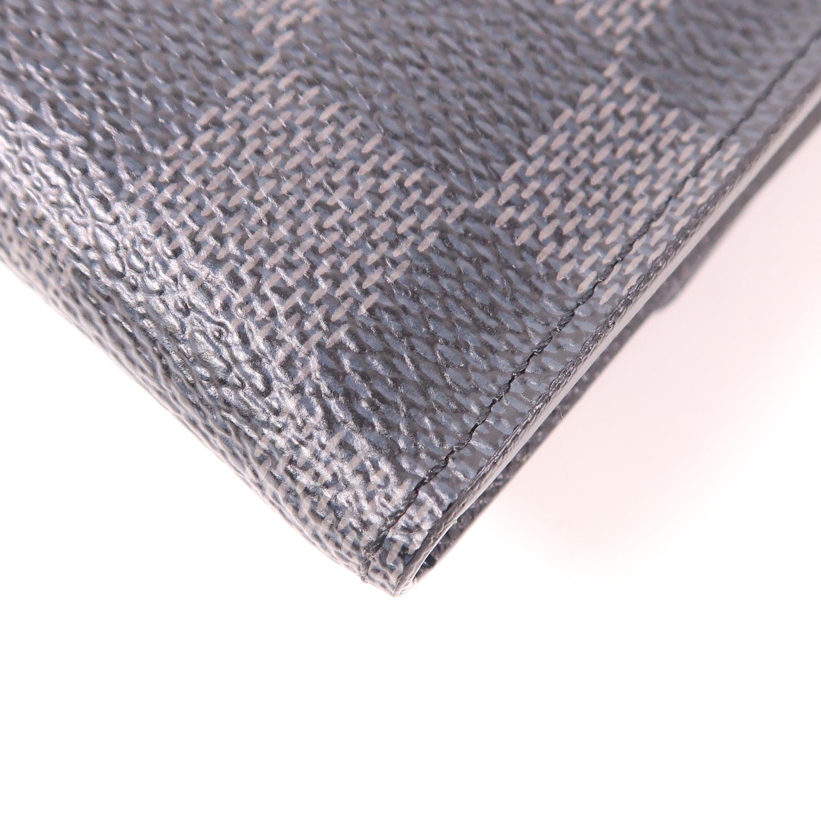 LOUIS VUITTON Damier Graphite Alpha Triple Pouch銀扣錢包