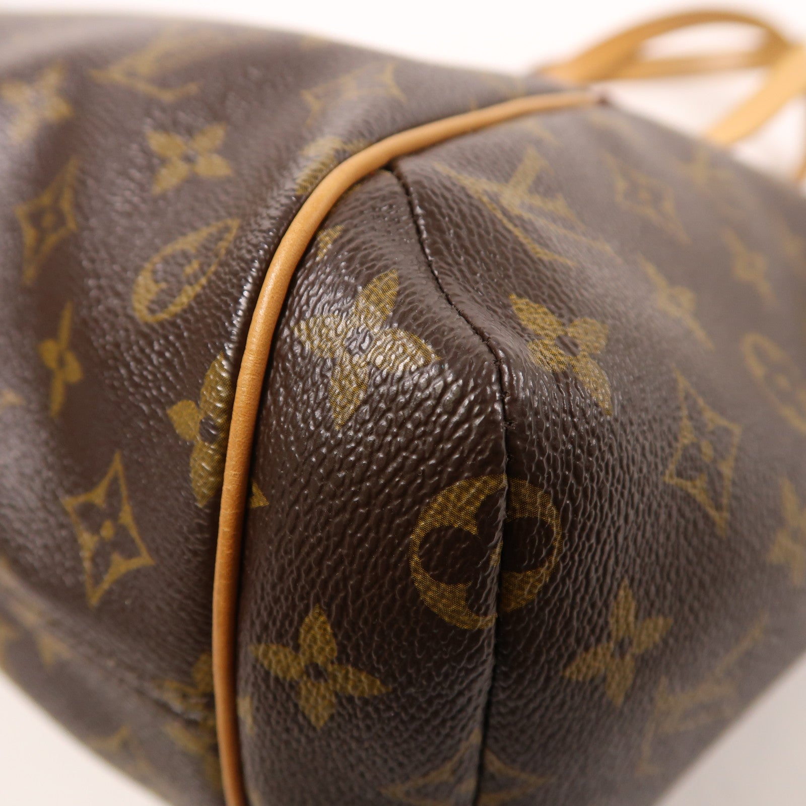 LOUIS VUITTON Monogram Totally PM金扣肩背袋/手挽袋棕色