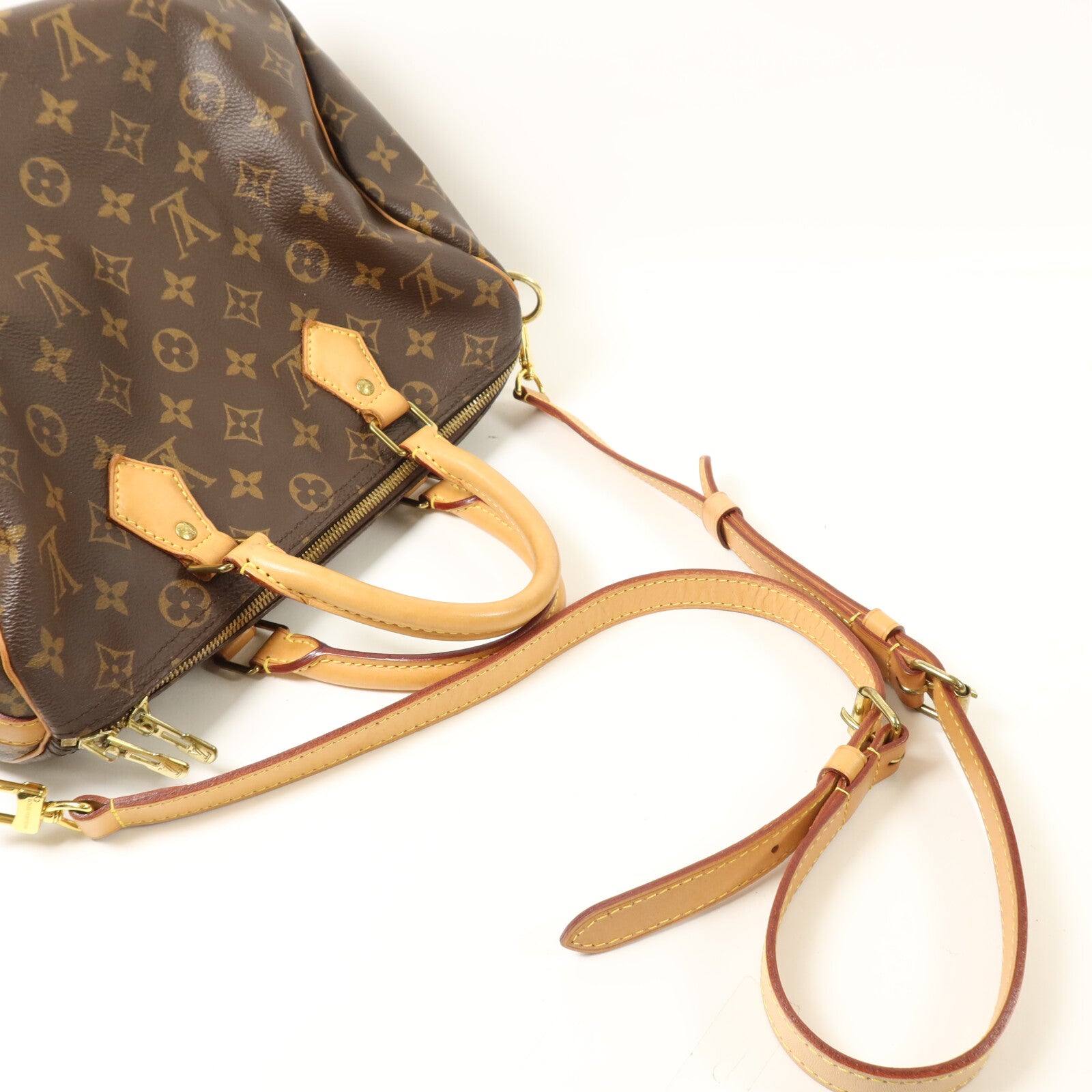 LOUIS VUITTON Monogram Speedy Bandouliere 30手挽肩背兩用袋