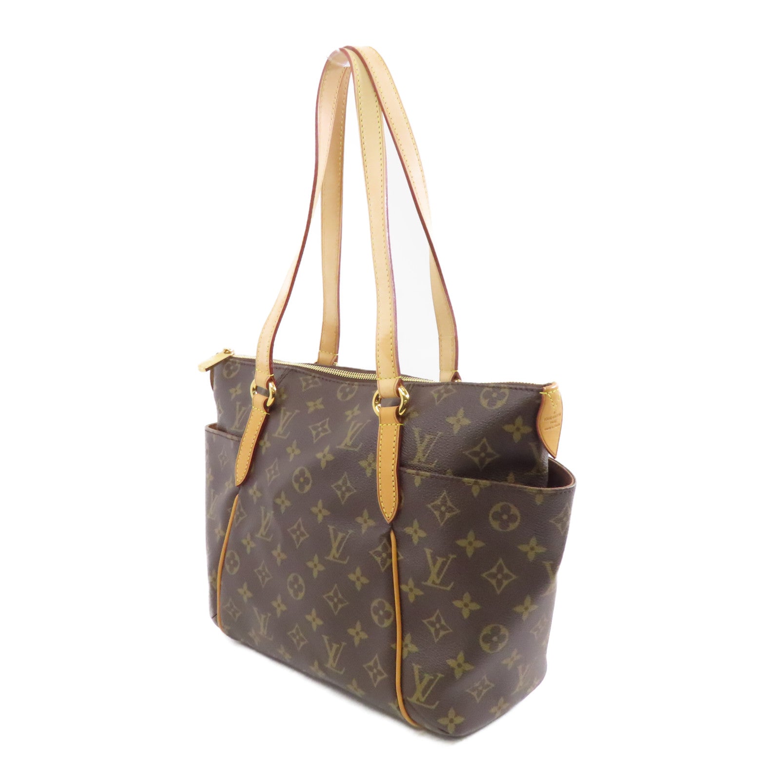 LOUIS VUITTON Monogram Totally PM金扣肩背袋啡色