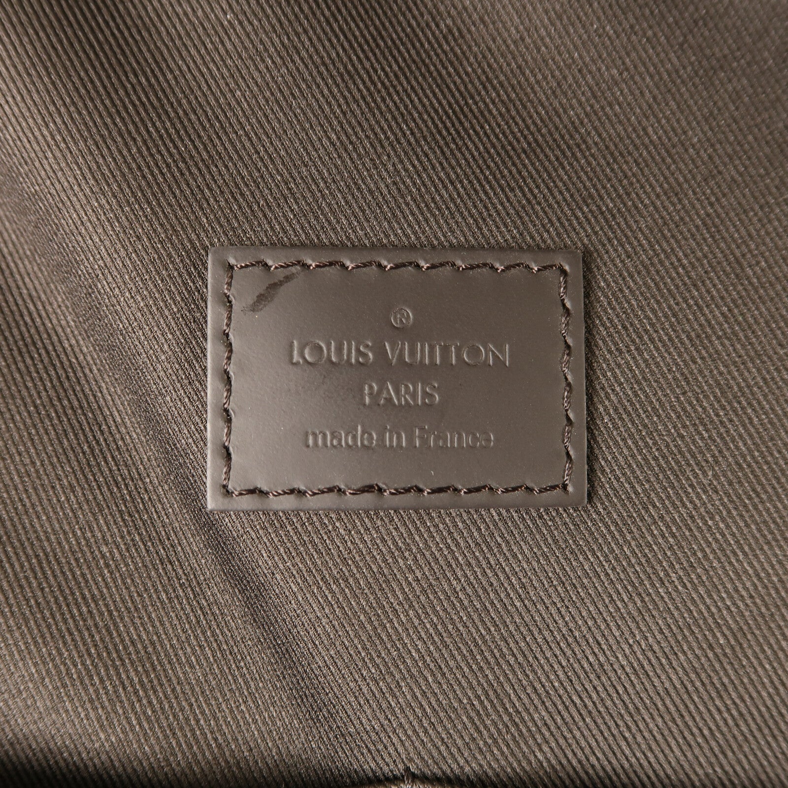 LOUIS VUITTON Damier Ebene Jake Backpack銀扣背包