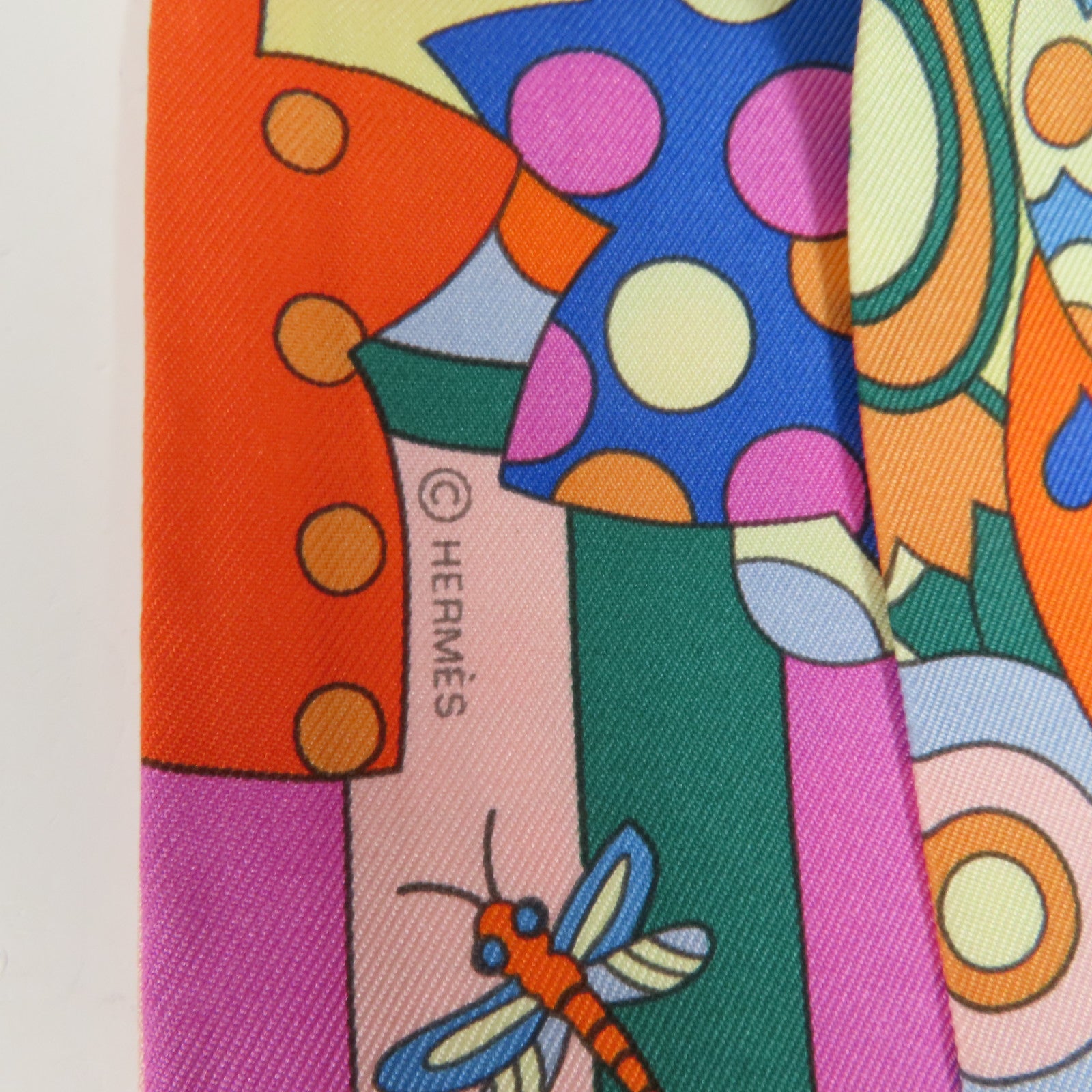 HERMES 絲質Twilly絲巾