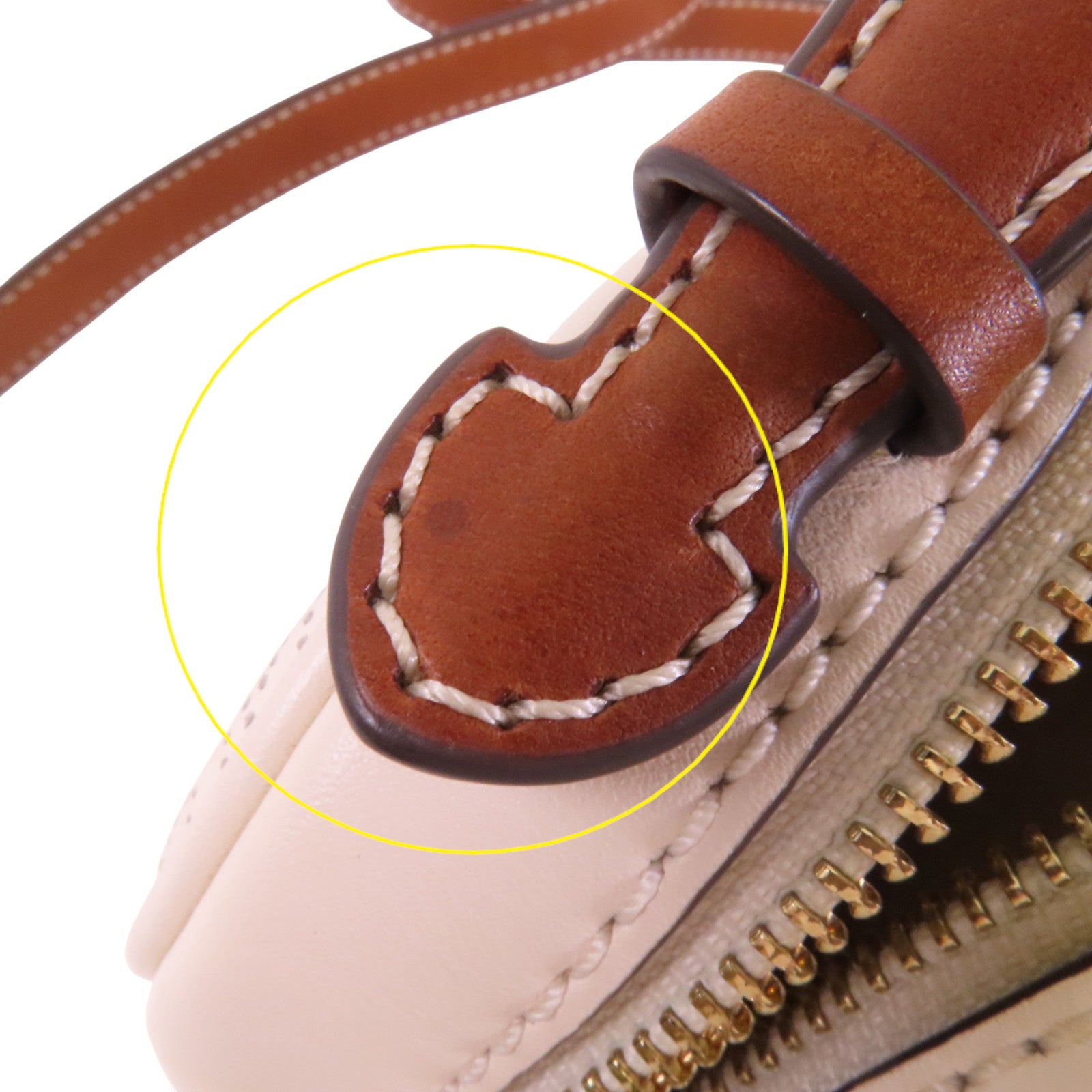 牛皮皮革2Way Shoulder Bag金扣手挽肩背兩用袋