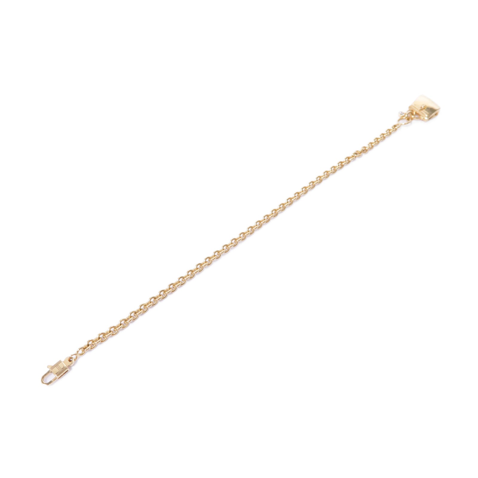 HERMES 18K玫瑰金Amulettes Kelly Pampille 0.04ct鑽石手鏈