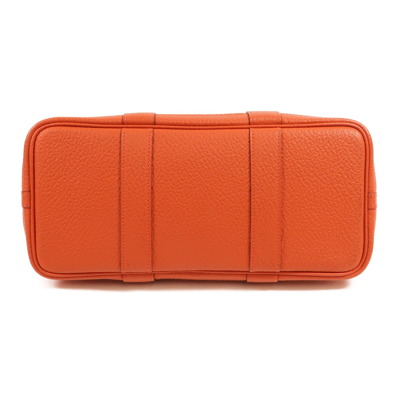 HERMES Clemence皮革Garden Party TPM手挽袋Capucine