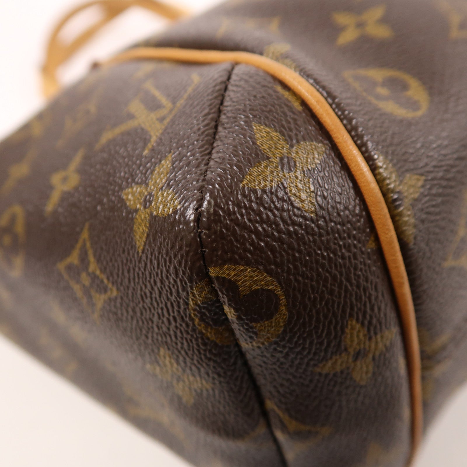 LOUIS VUITTON Monogram Totally PM金扣肩背袋/手挽袋棕色