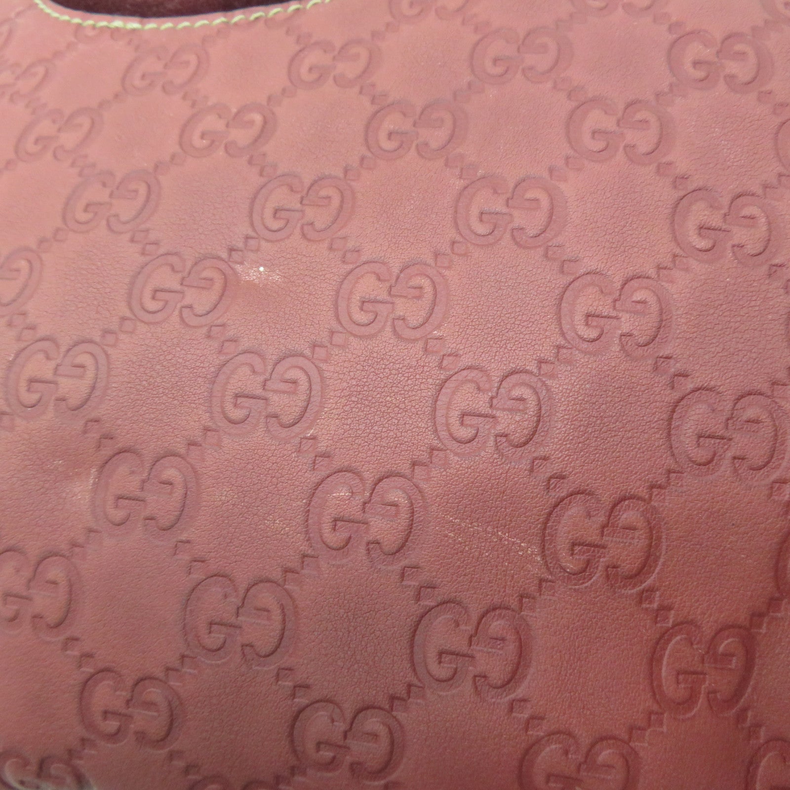 GUCCI 牛皮皮革Shoulder Bag金扣肩背袋紅色
