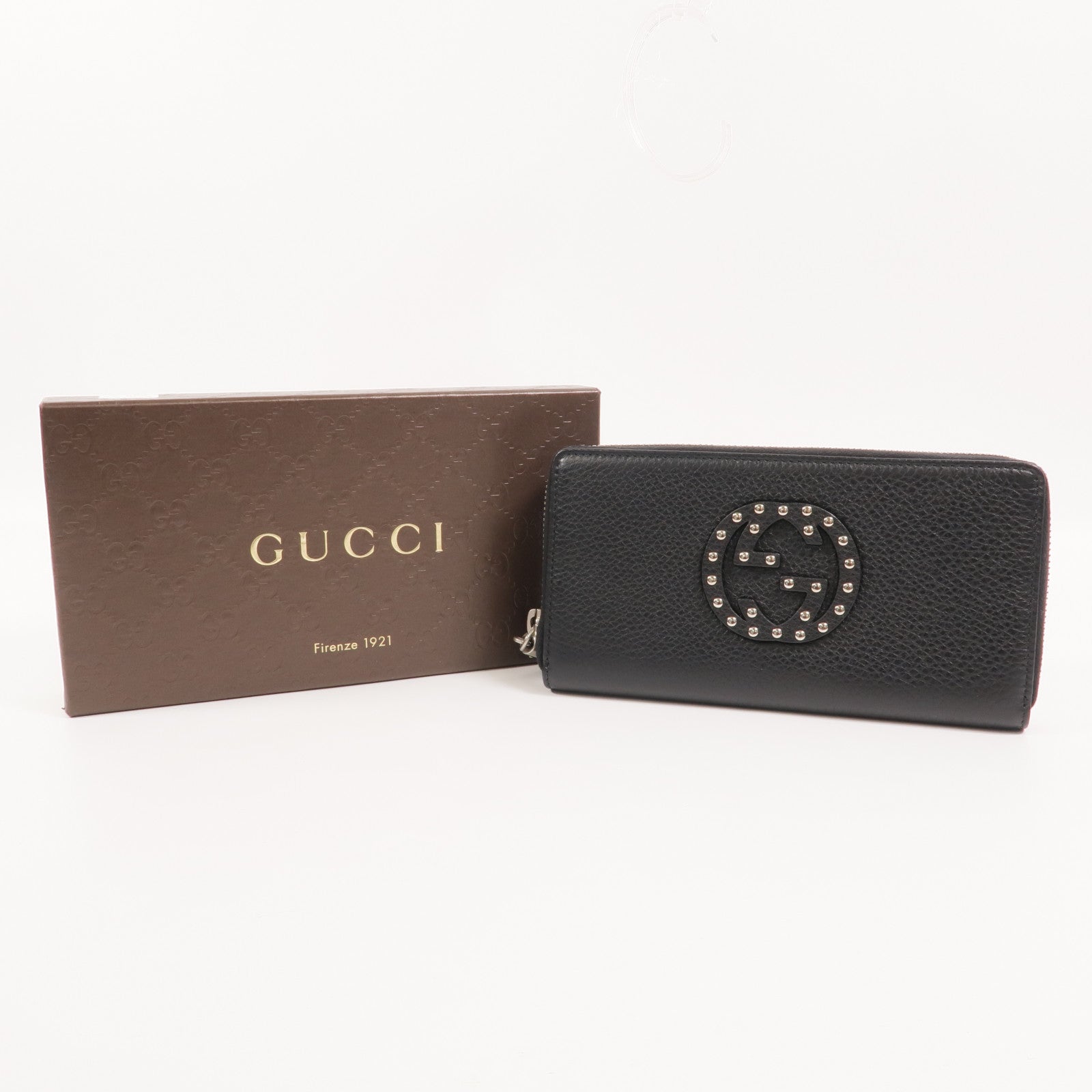 GUCCI 牛皮皮革Zipper long Wallet長錢包