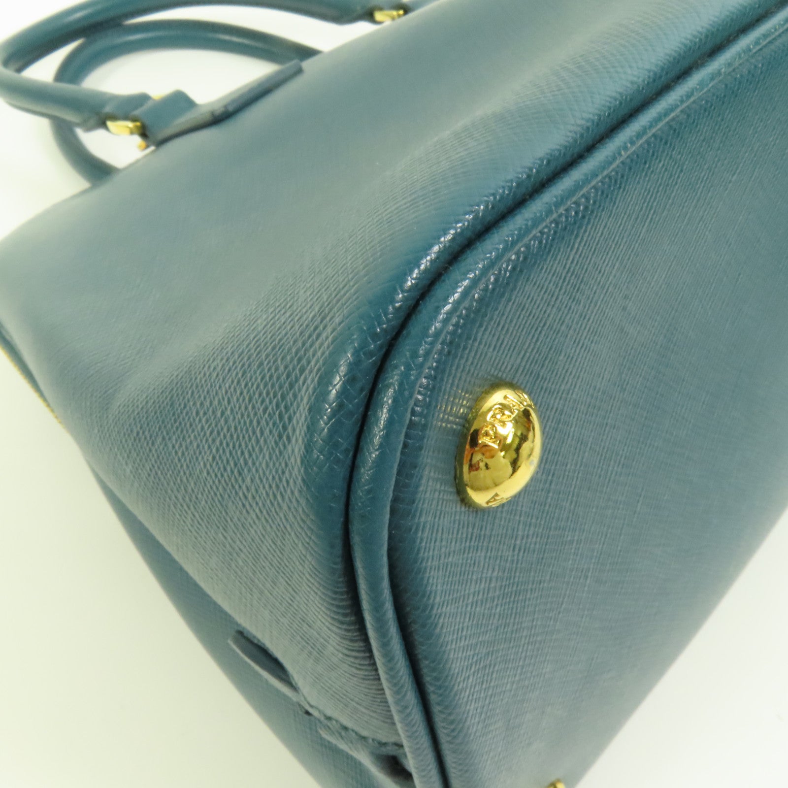 PRADA Saffiano皮革Promenade Medium金扣手挽肩背兩用袋