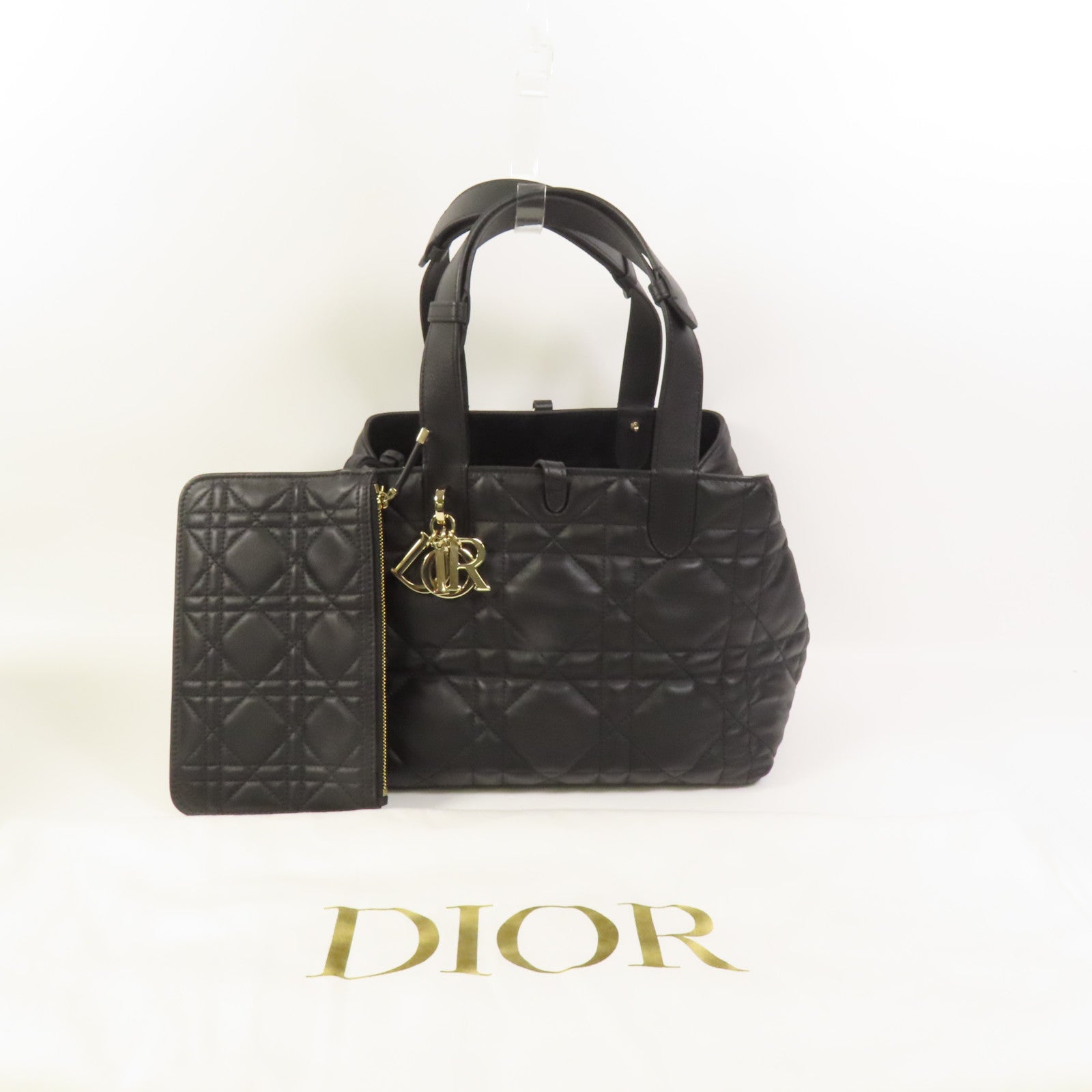 Dior 牛皮皮革Toujours Medium金扣肩背袋