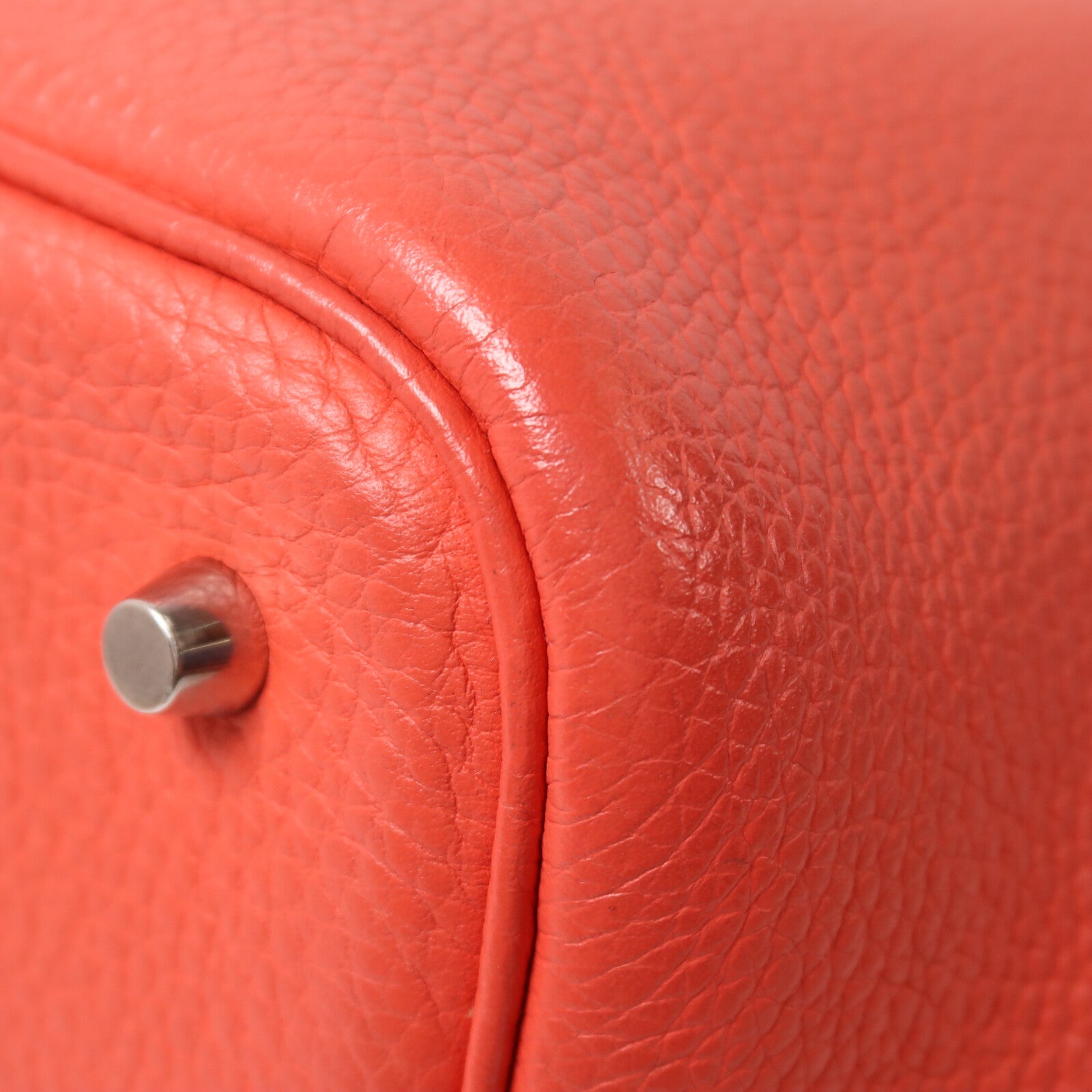 HERMES Clemence皮革Picotin MM手挽袋Rose Jaipur