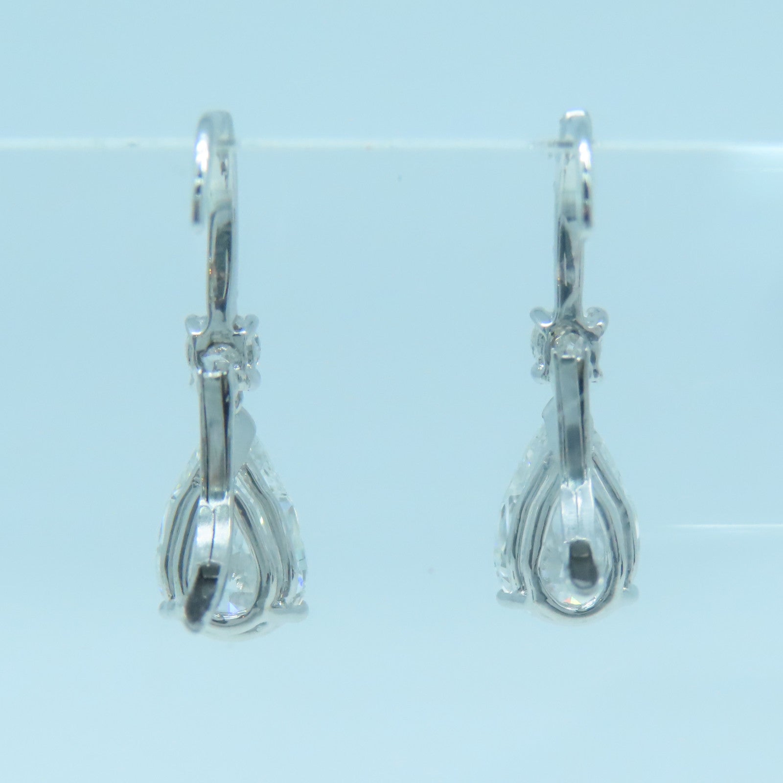JEWELRY 【激減優惠】18K白金Diamond Earrings0.24ct鑽石/2.00ct鑽石耳環