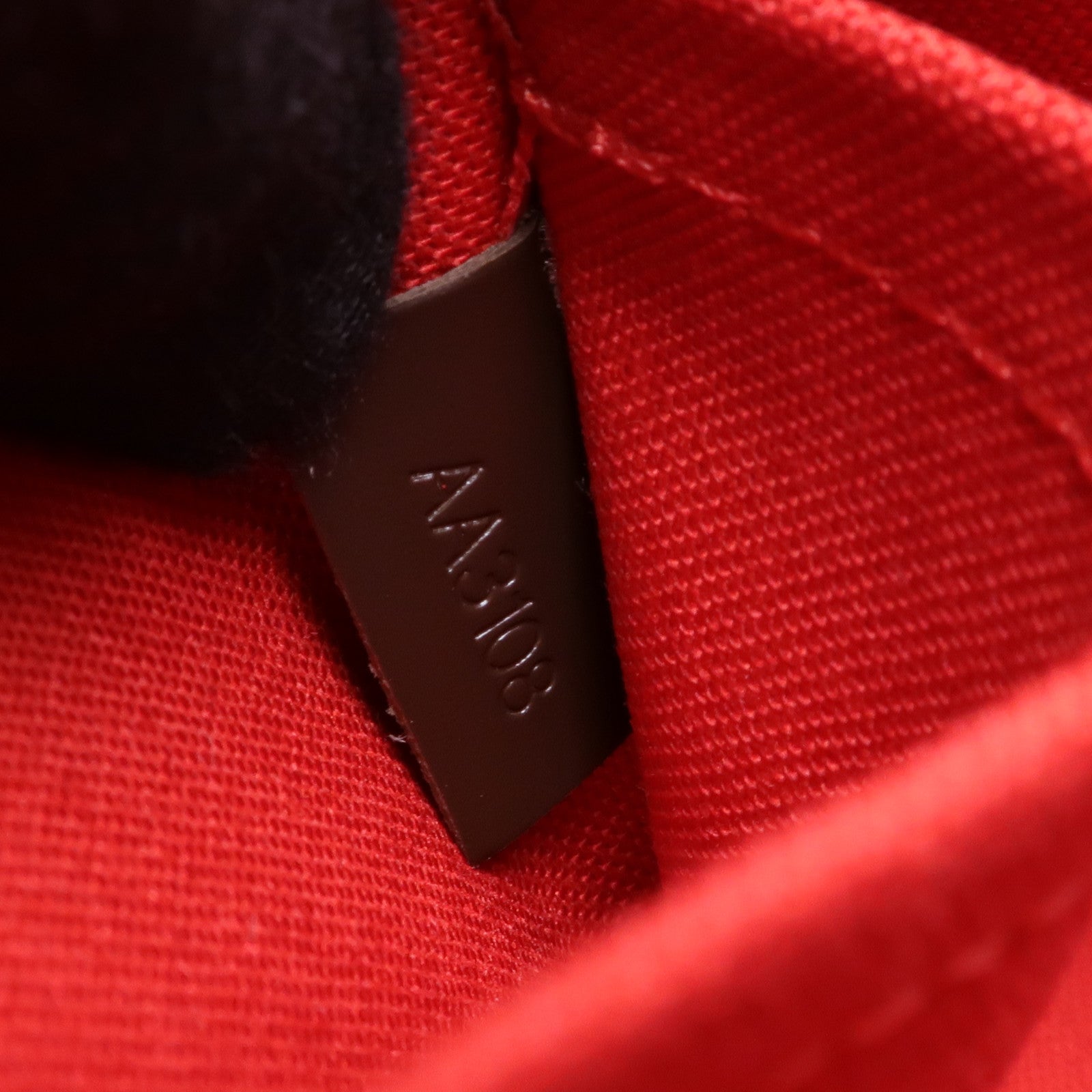 LOUIS VUITTON Damier Alma BB金扣手挽肩背兩用袋棕色