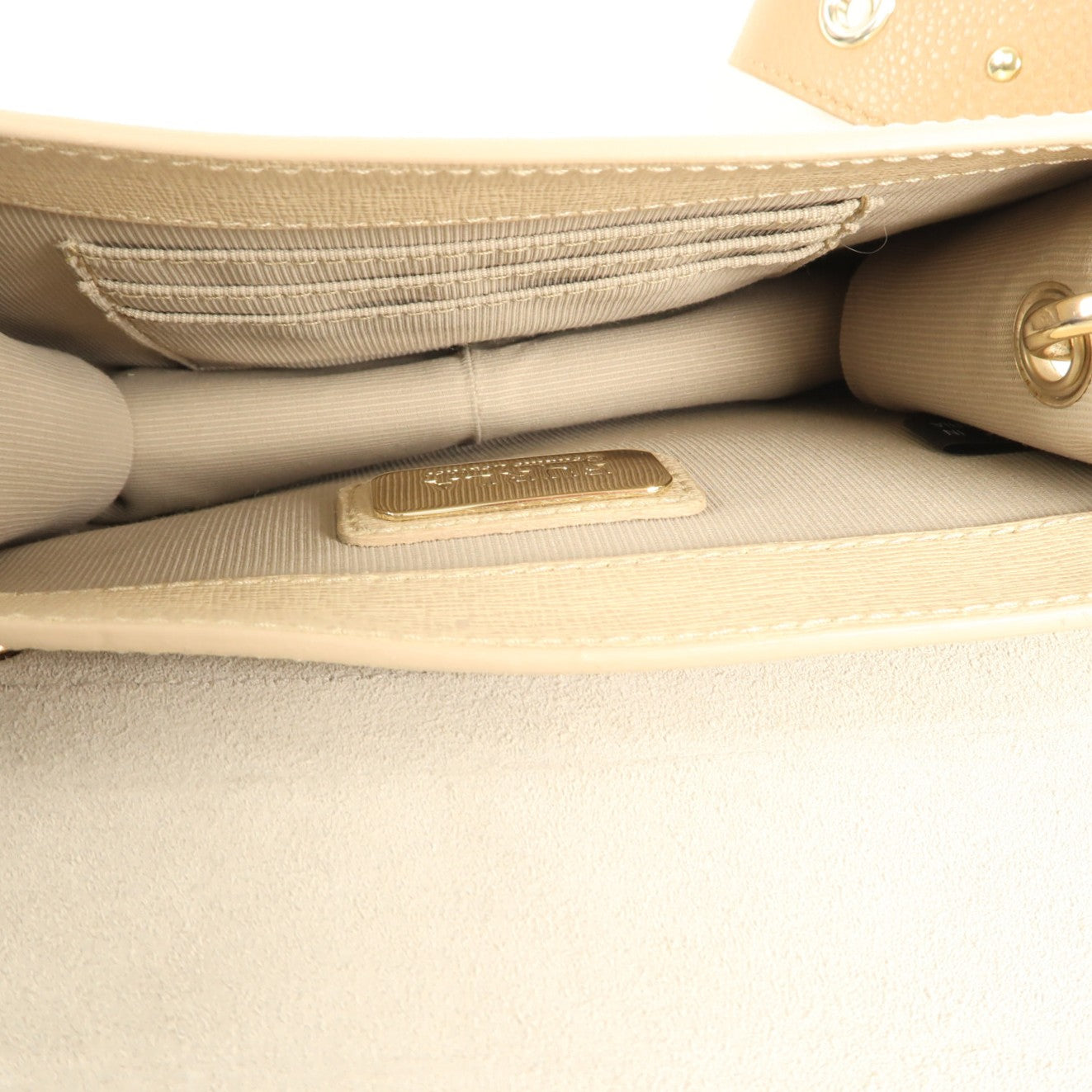 Furla 牛皮皮革Chain Bag金扣肩背袋