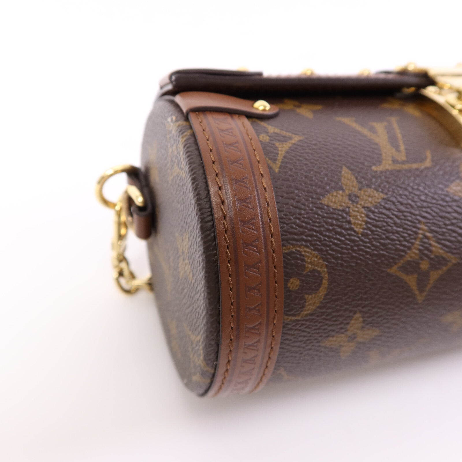 LOUIS VUITTON Monogram Papillon Trunk金扣肩背袋