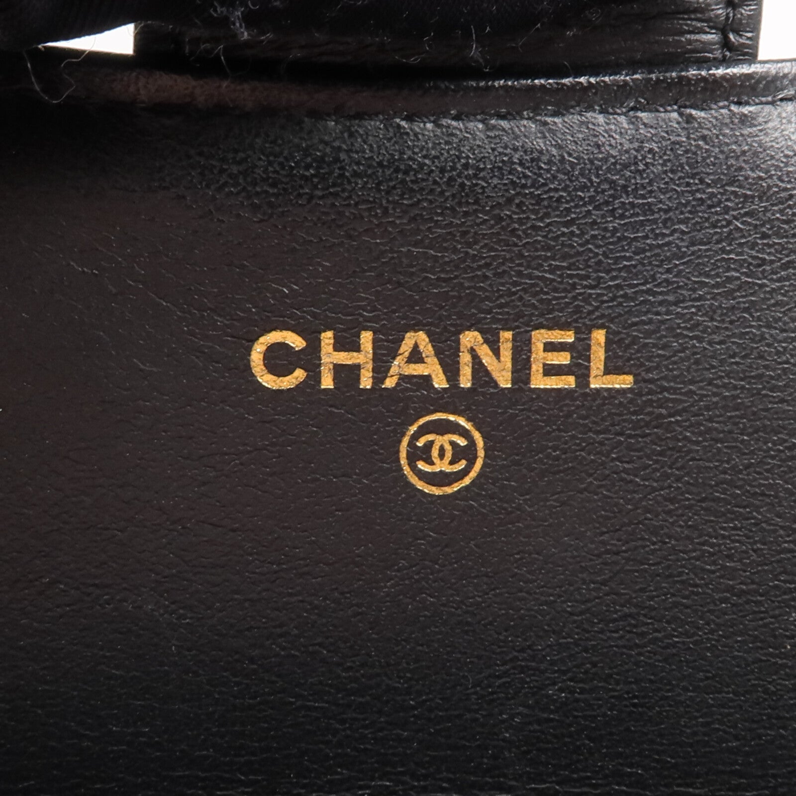 CHANEL 牛皮皮革Long Wallet金扣長錢包