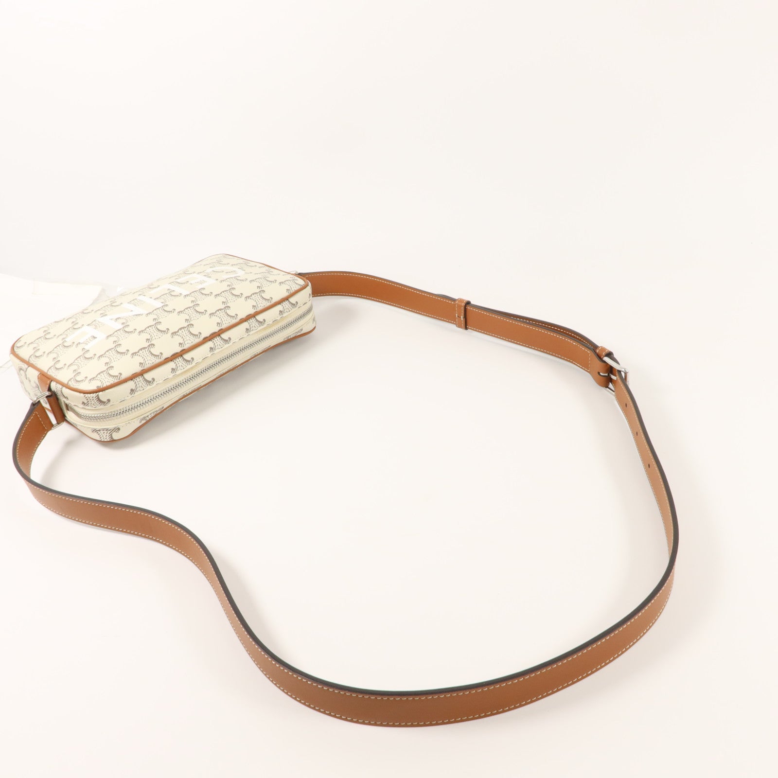 CELINE 塗層帆布Messenger Bag肩背袋