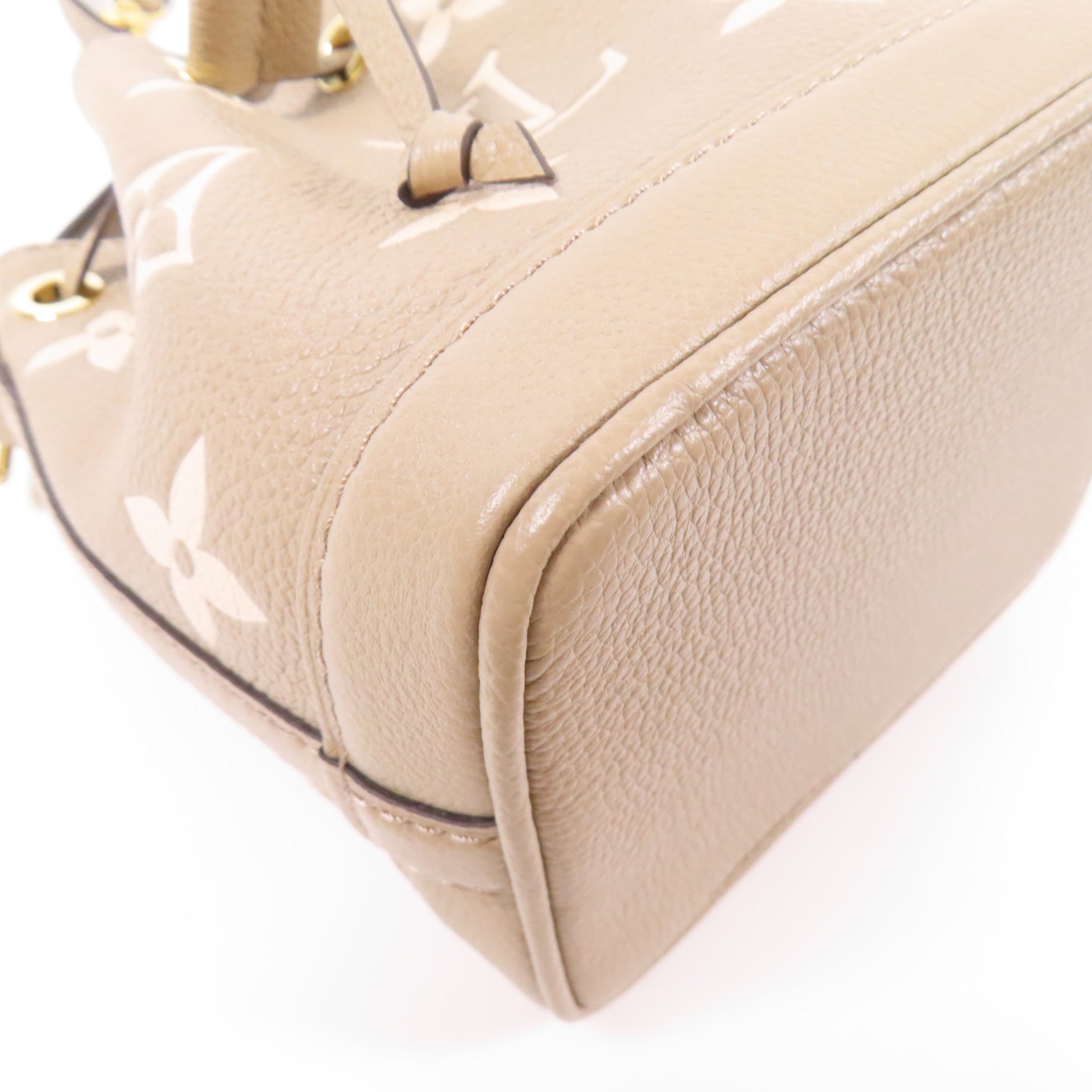 LOUIS VUITTON Monogram Empreinte Nano Noe金扣手挽肩背兩用袋