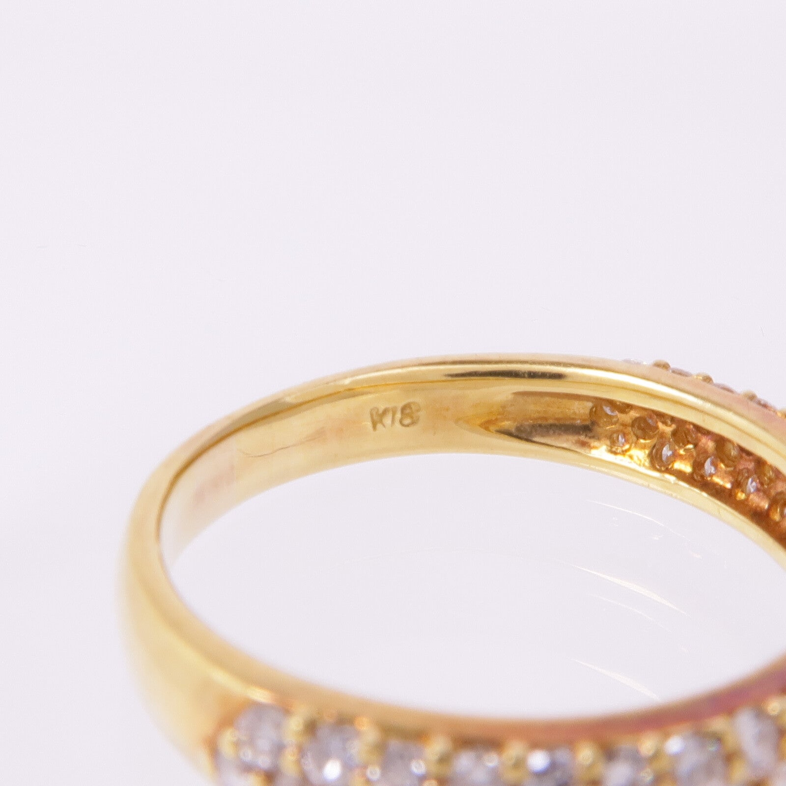 JEWELRY 18K黃金Diamond Ring鑽石戒指US#6.5