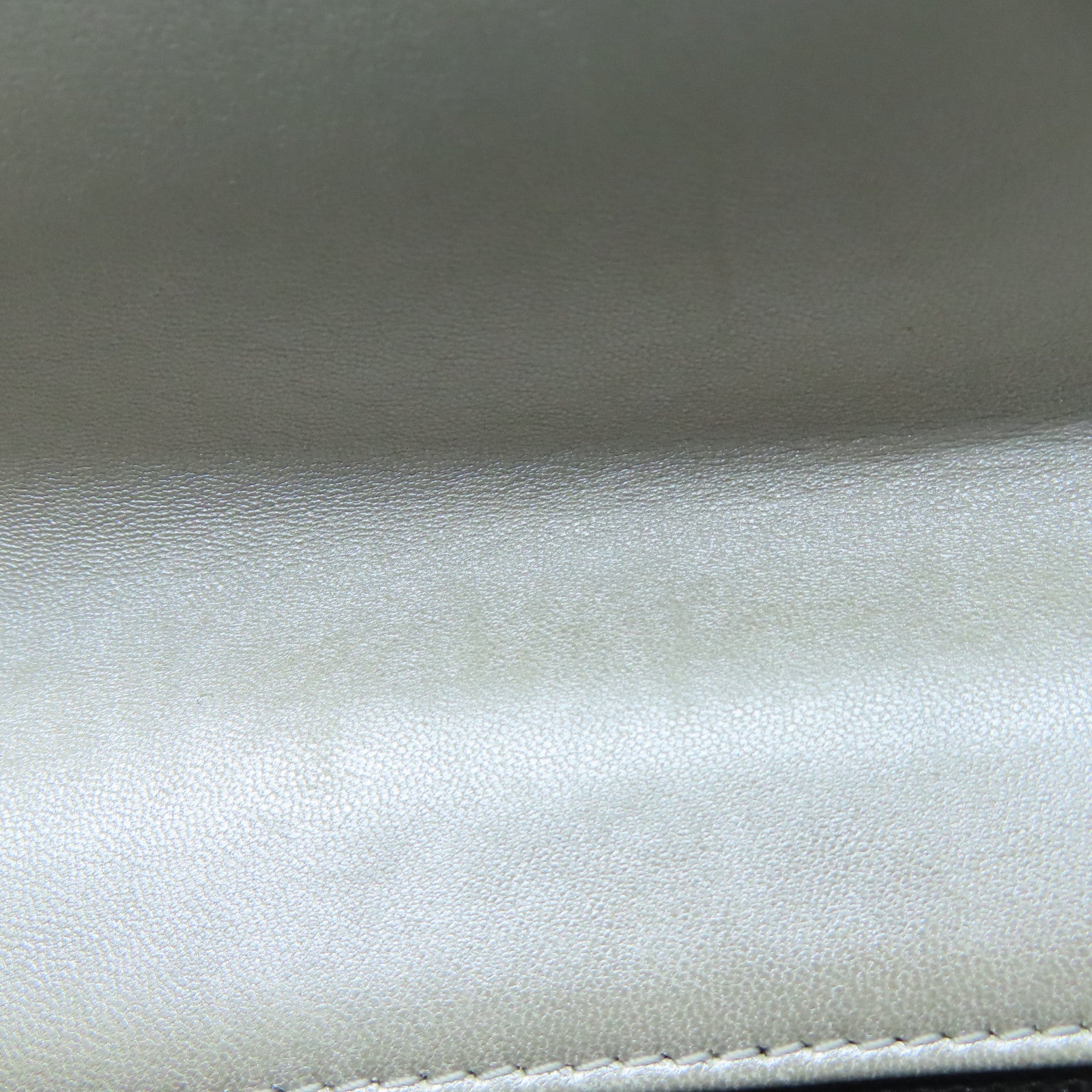 CHANEL 牛皮皮革Chain Shoulder銀扣肩背袋啡色/銀色