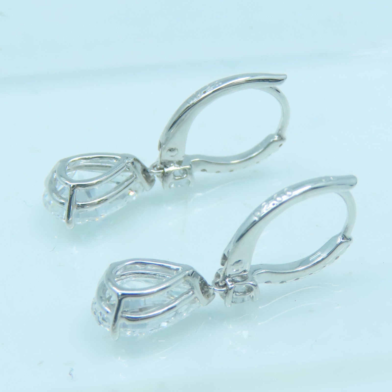 JEWELRY 【激減優惠】18K白金Diamond Earrings0.24ct鑽石/2.00ct鑽石耳環