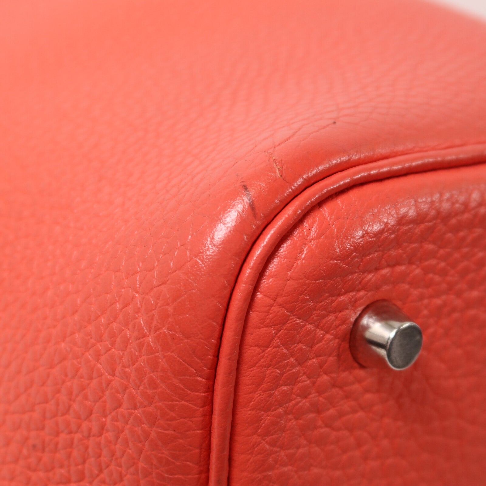 HERMES Clemence皮革Picotin MM手挽袋Rose Jaipur