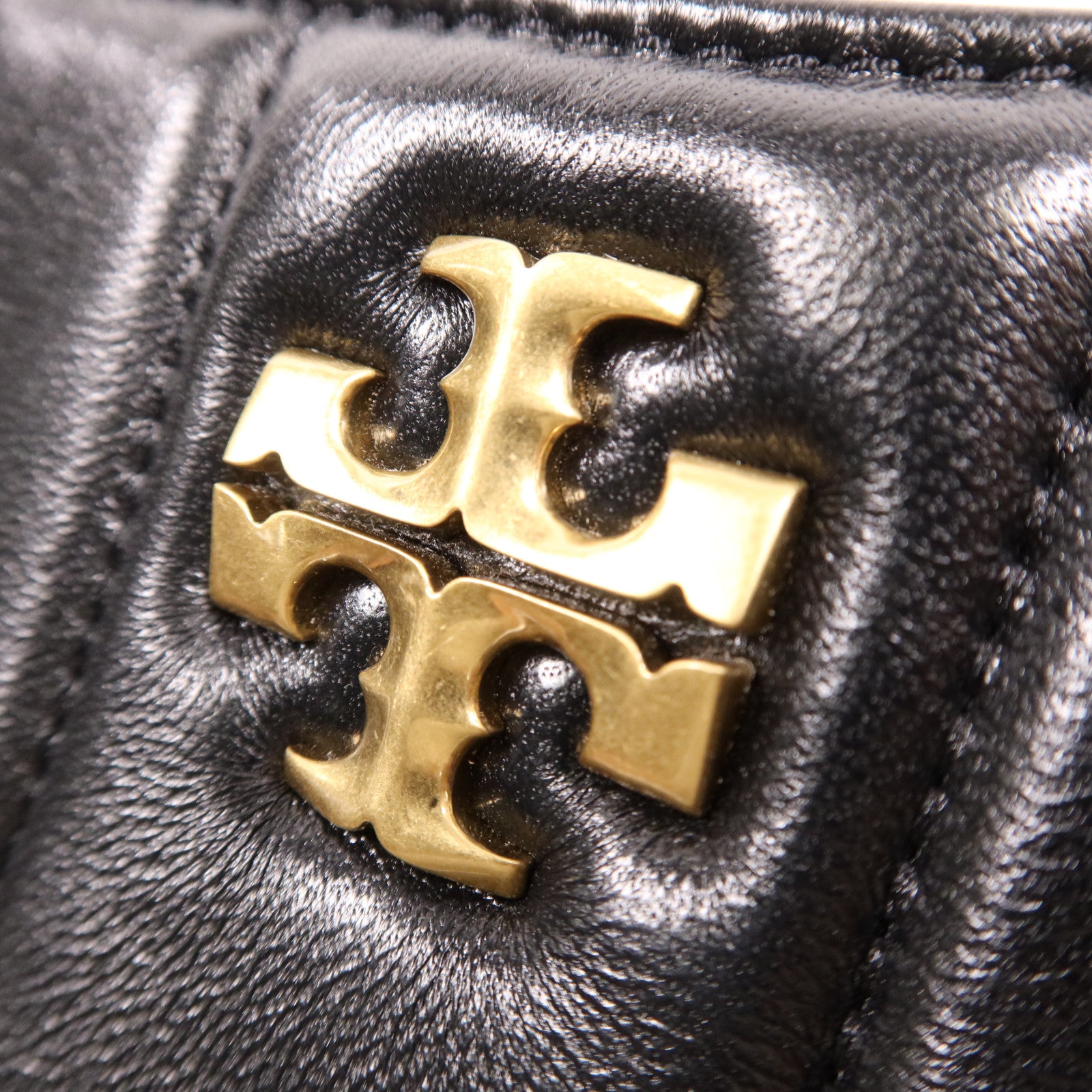 Tory Burch 羊皮皮革Shoulder Bag金扣手挽肩背兩用袋