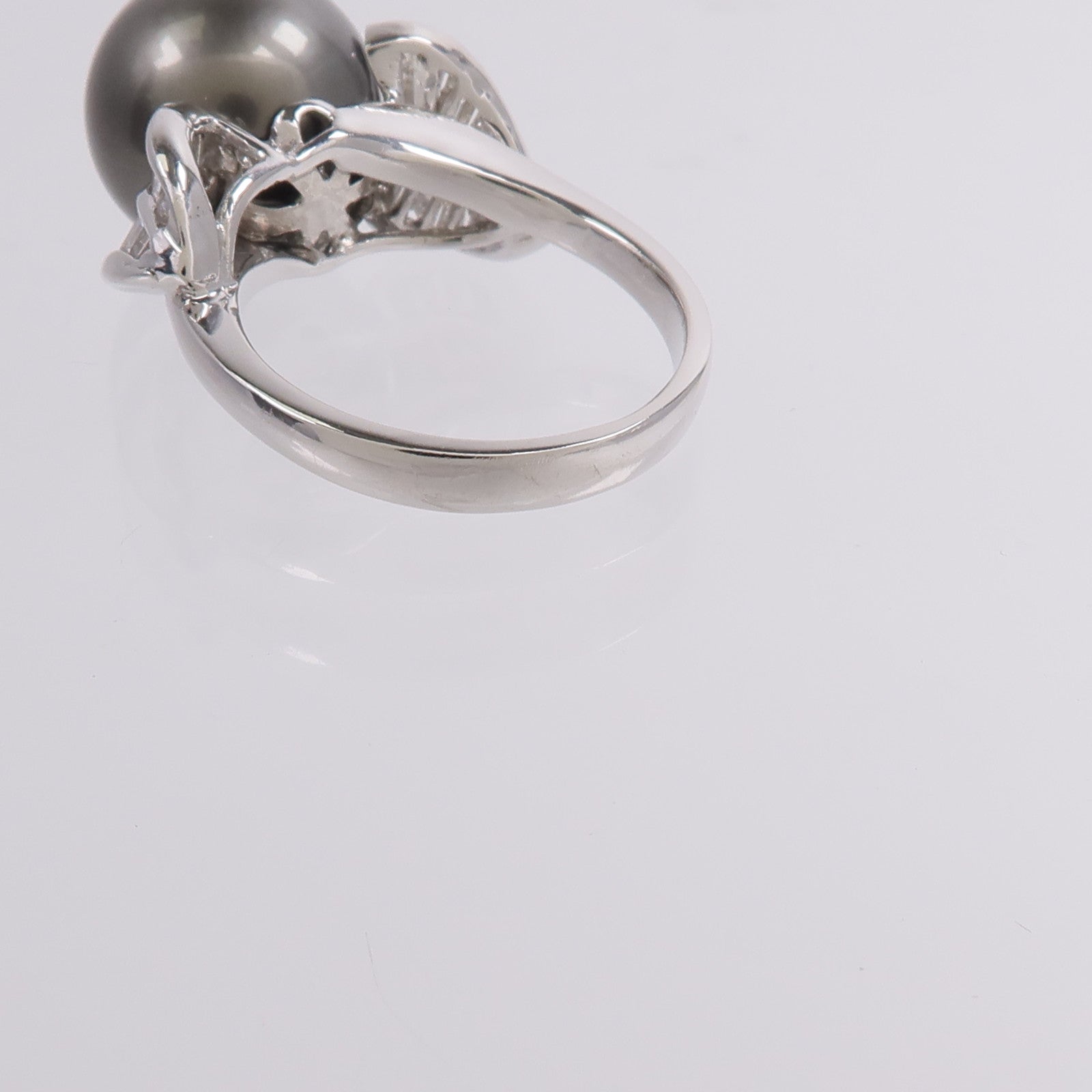 JEWELRY 18K白金Pearl Diamond Ring珍珠/鑽石戒指