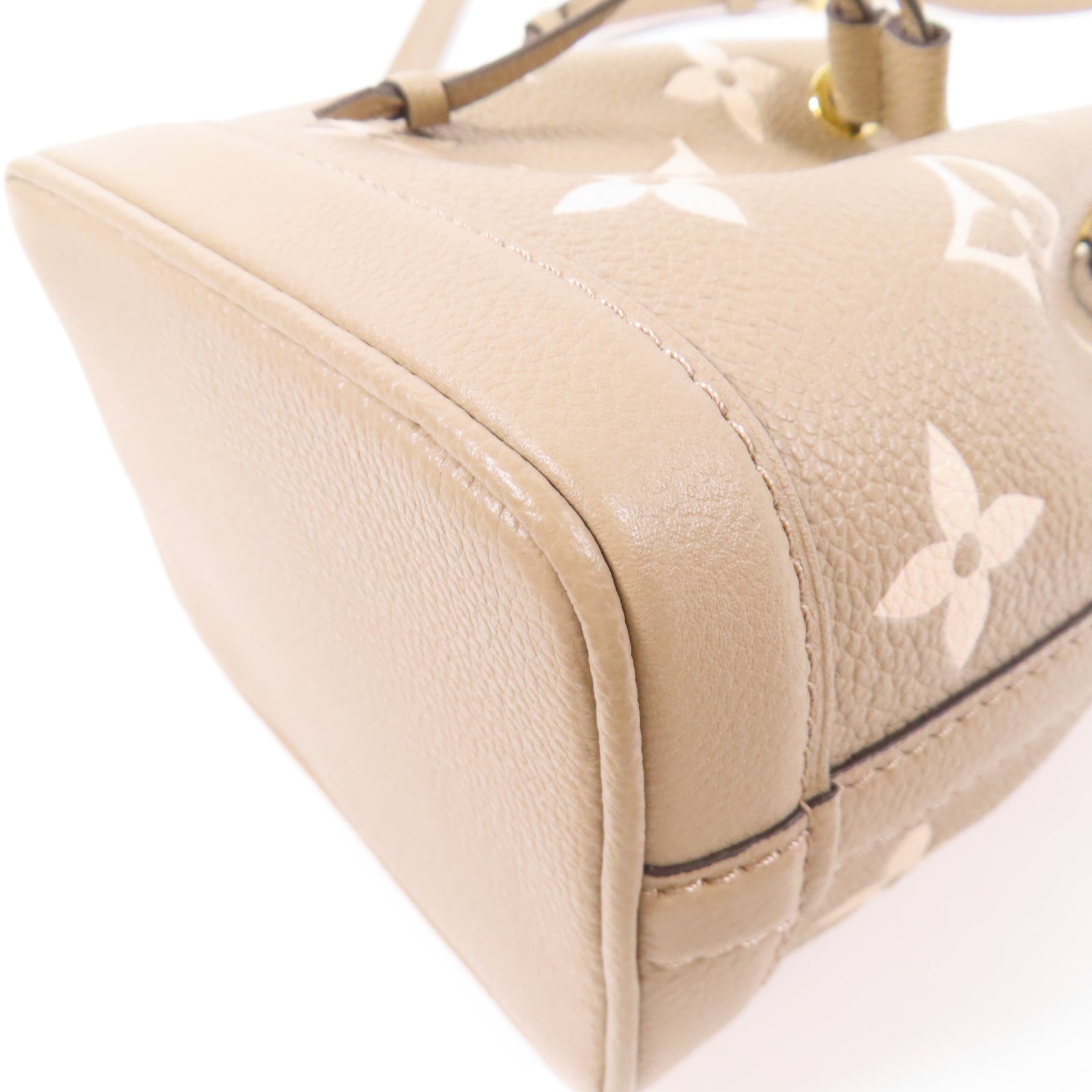 LOUIS VUITTON Monogram Empreinte Nano Noe金扣手挽肩背兩用袋