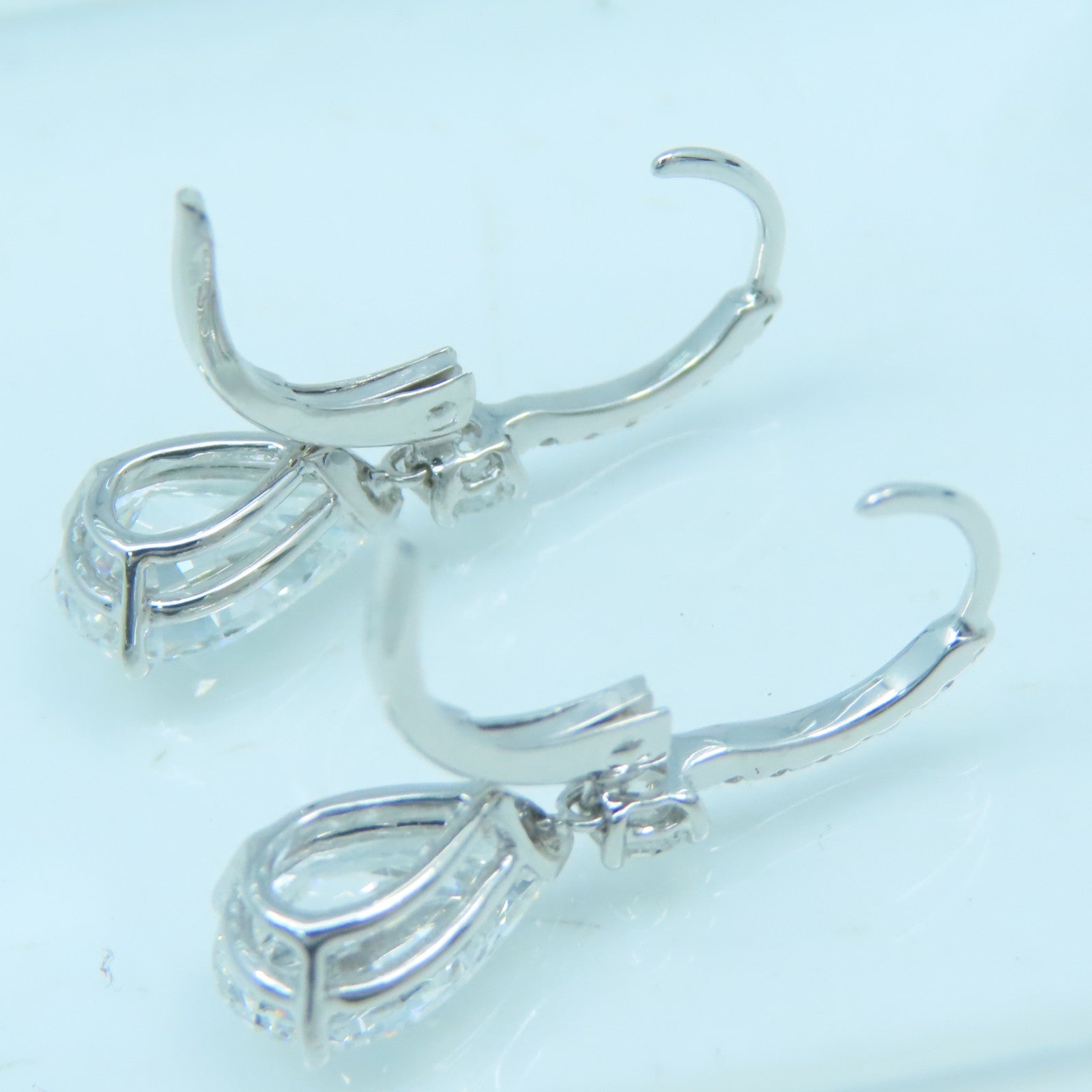 JEWELRY 【激減優惠】18K白金Diamond Earrings0.24ct鑽石/2.00ct鑽石耳環
