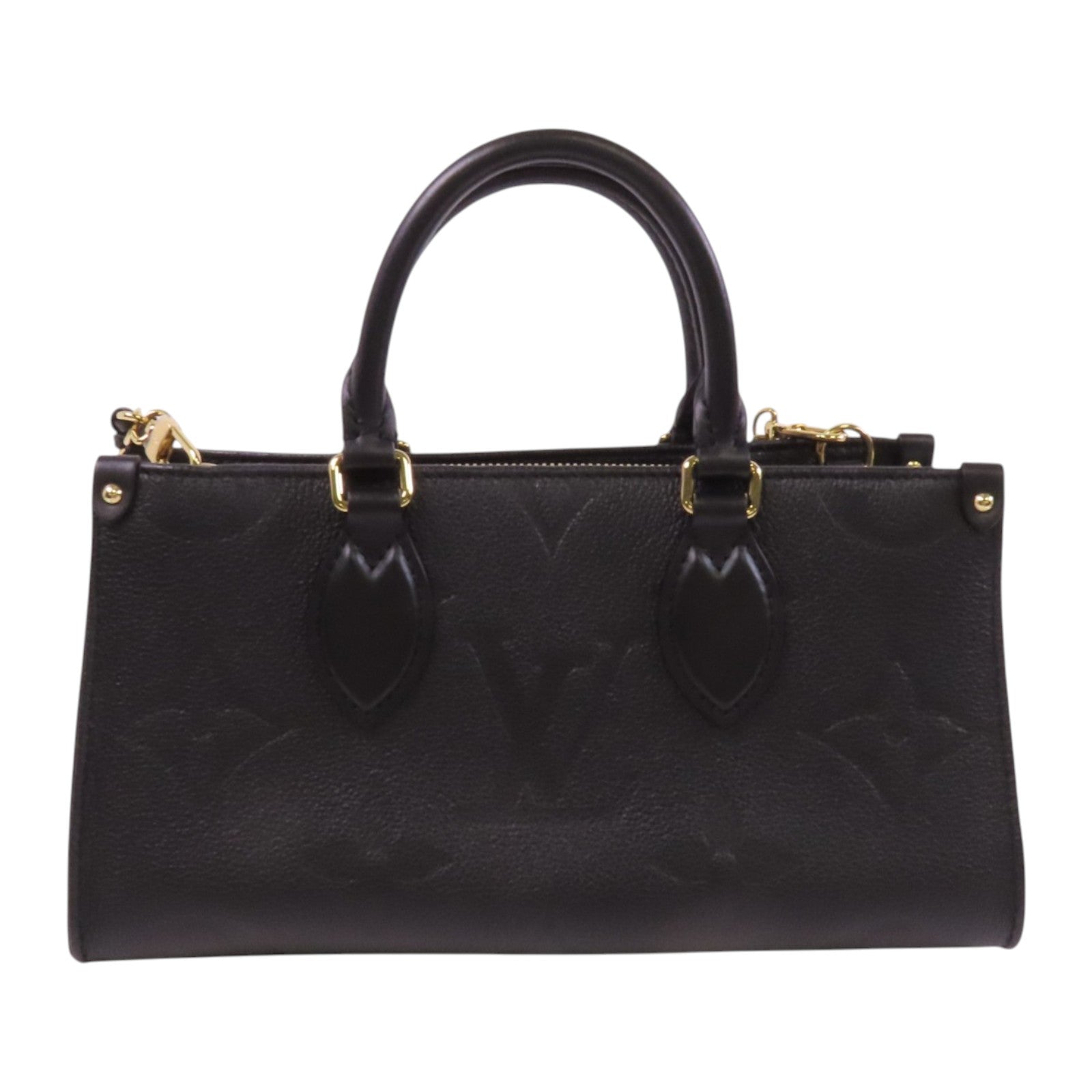 LOUIS VUITTON Monogram Empreinte OnTheGo East West金扣手挽肩背兩用袋