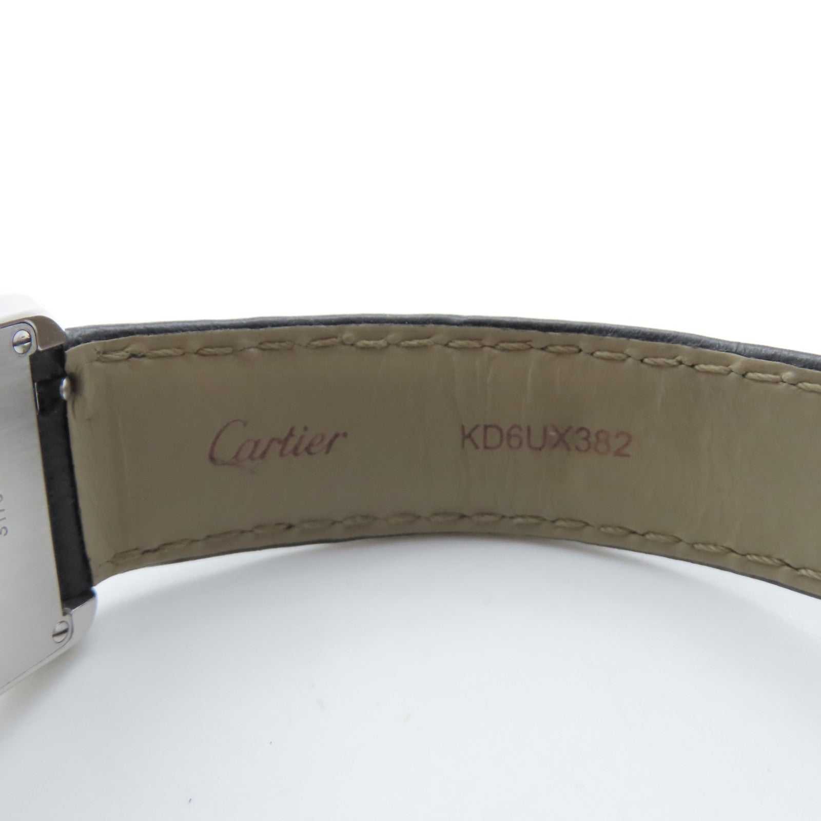CARTIER Tank Solo SM不鏽鋼手錶石英機芯白色