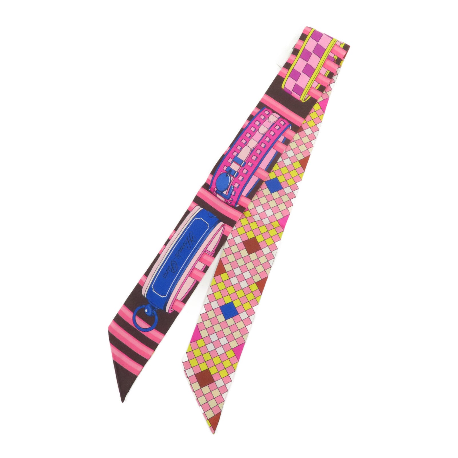 HERMES 絲質Twilly絲巾