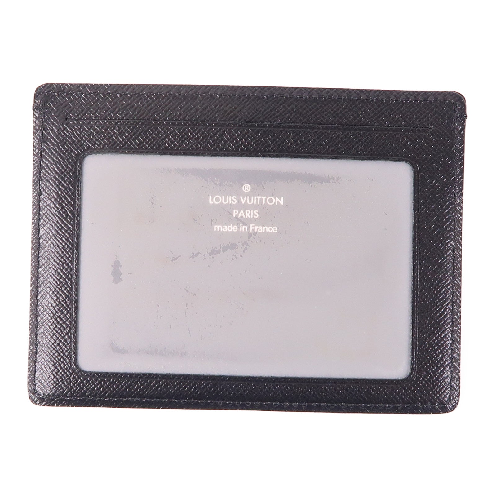 LOUIS VUITTON Damier Graphite Alpha Triple Pouch銀扣錢包