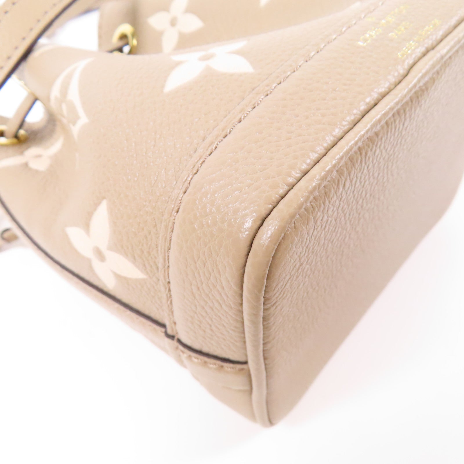 LOUIS VUITTON Monogram Empreinte Nano Noe金扣手挽肩背兩用袋