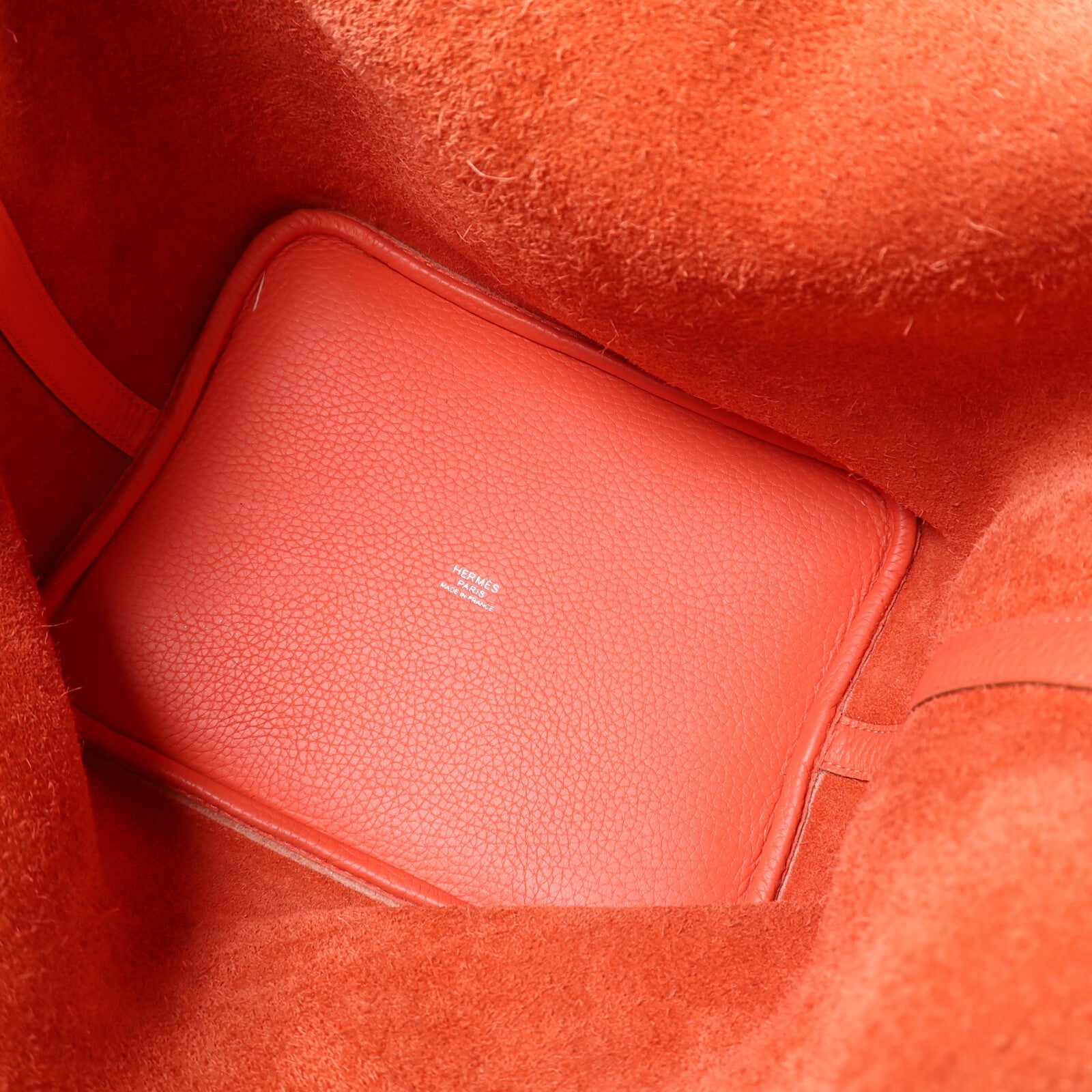 HERMES Clemence皮革Picotin MM手挽袋Rose Jaipur
