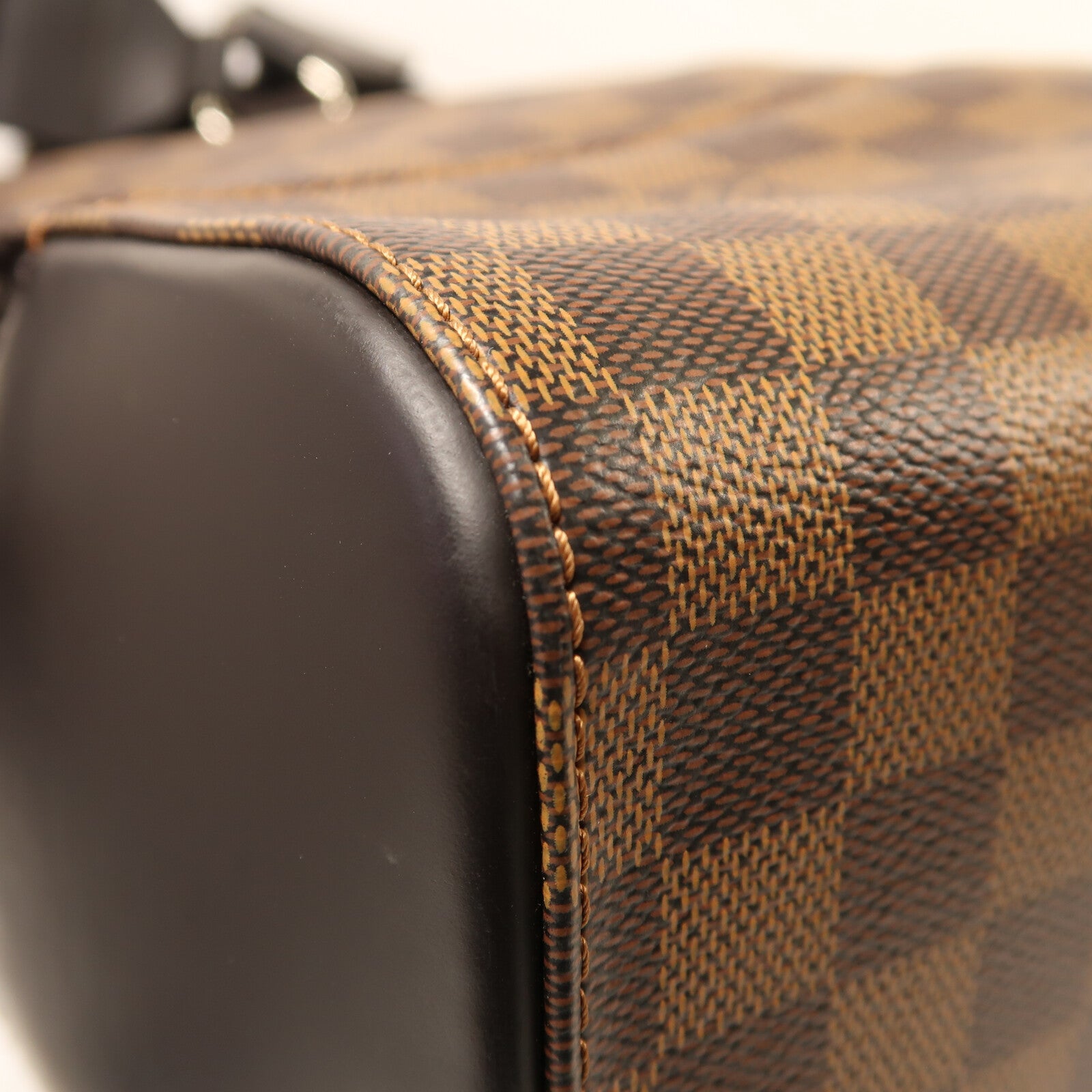 LOUIS VUITTON Damier Ebene Jake Backpack銀扣背包