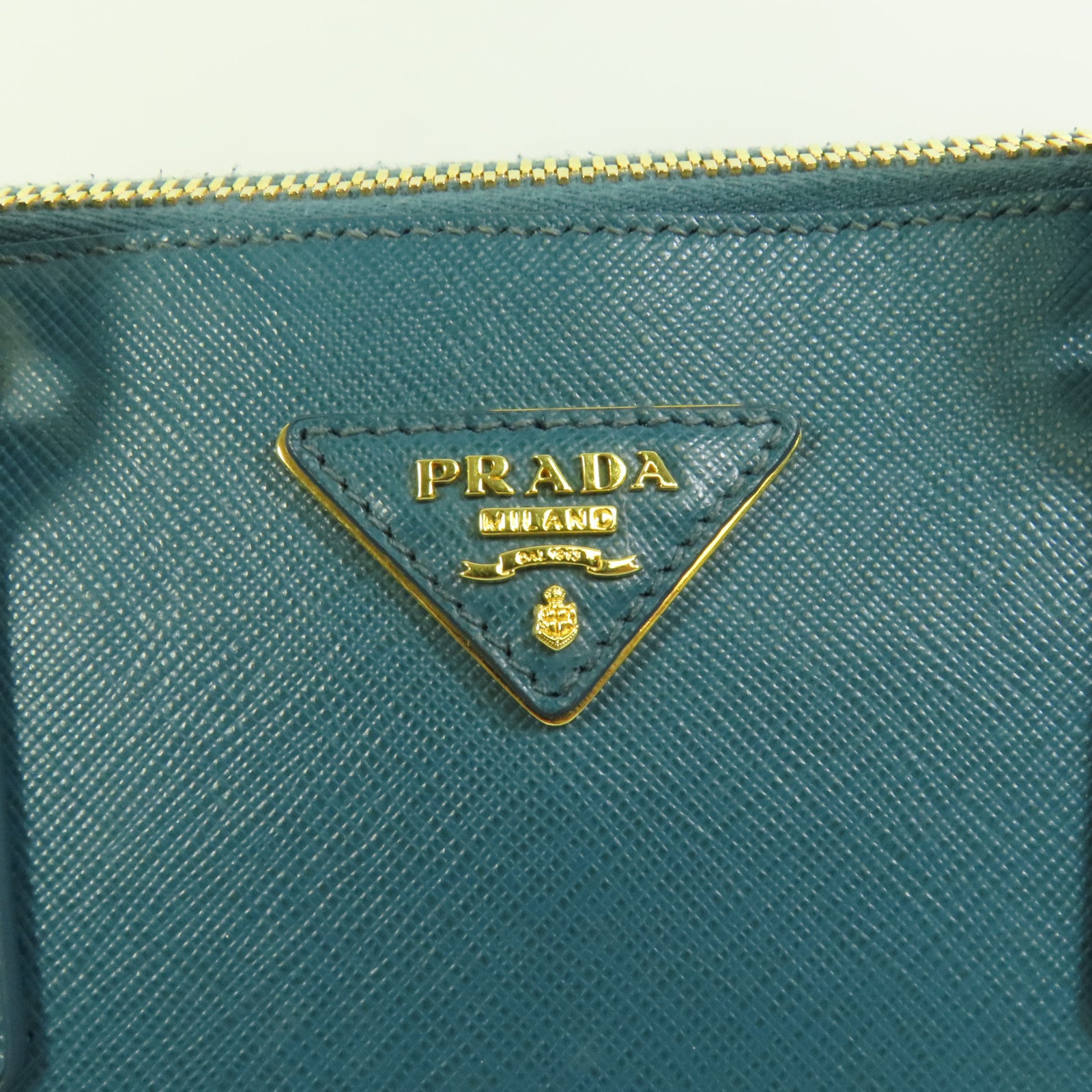 PRADA Saffiano皮革Promenade Medium金扣手挽肩背兩用袋